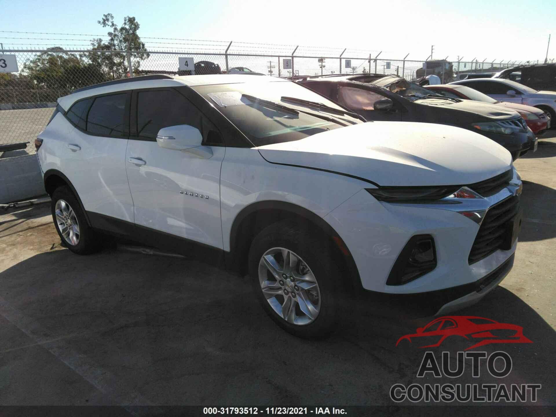 CHEVROLET BLAZER 2021 - 3GNKBCR41MS561579