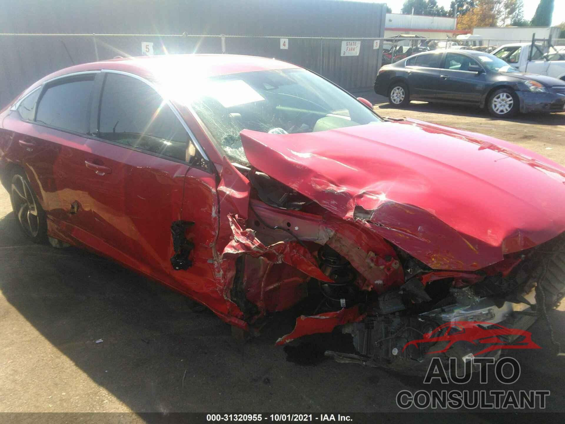 HONDA ACCORD SEDAN 2020 - 1HGCV1F34LA143622