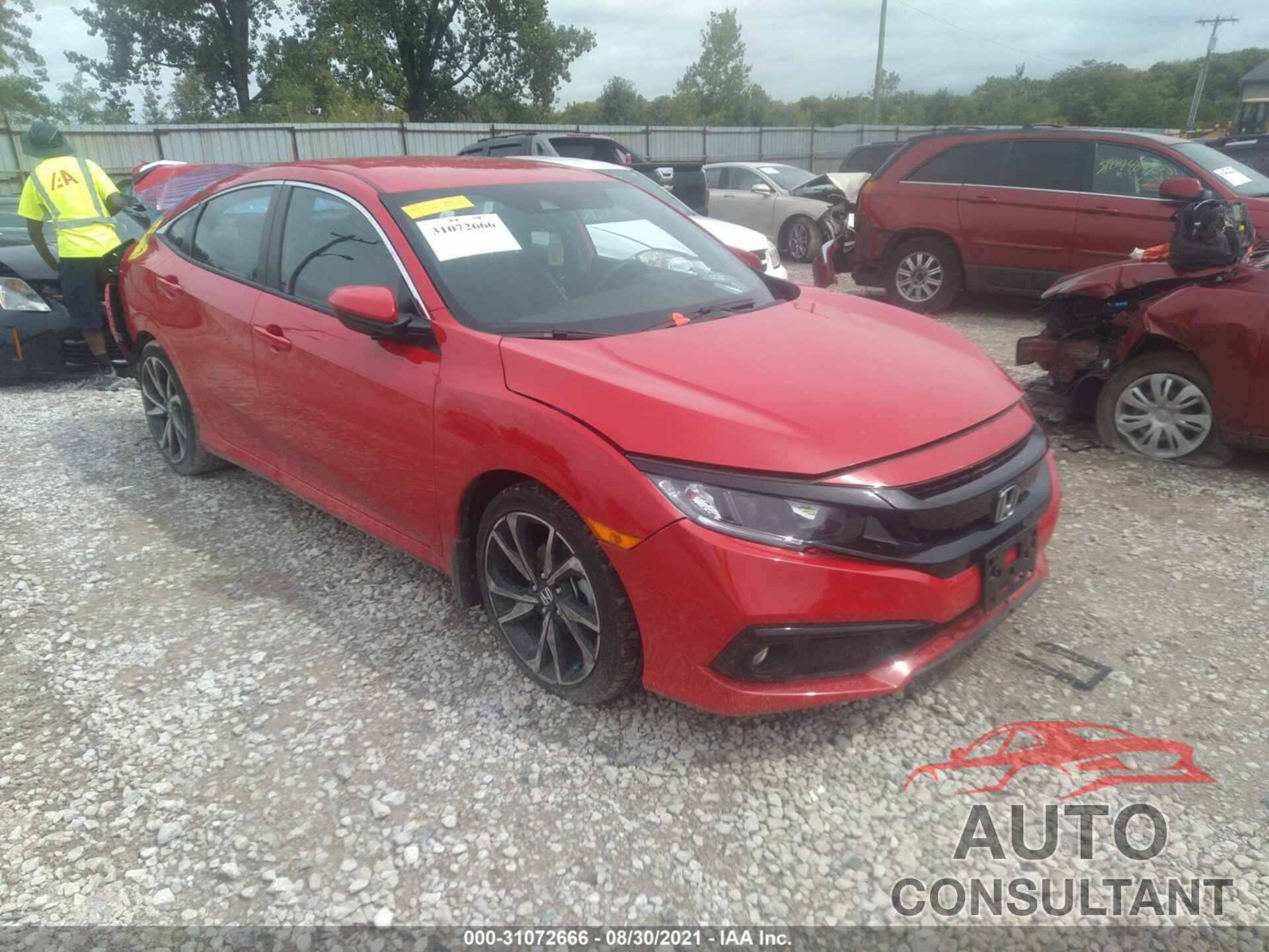 HONDA CIVIC SEDAN 2019 - 2HGFC2F82KH578255