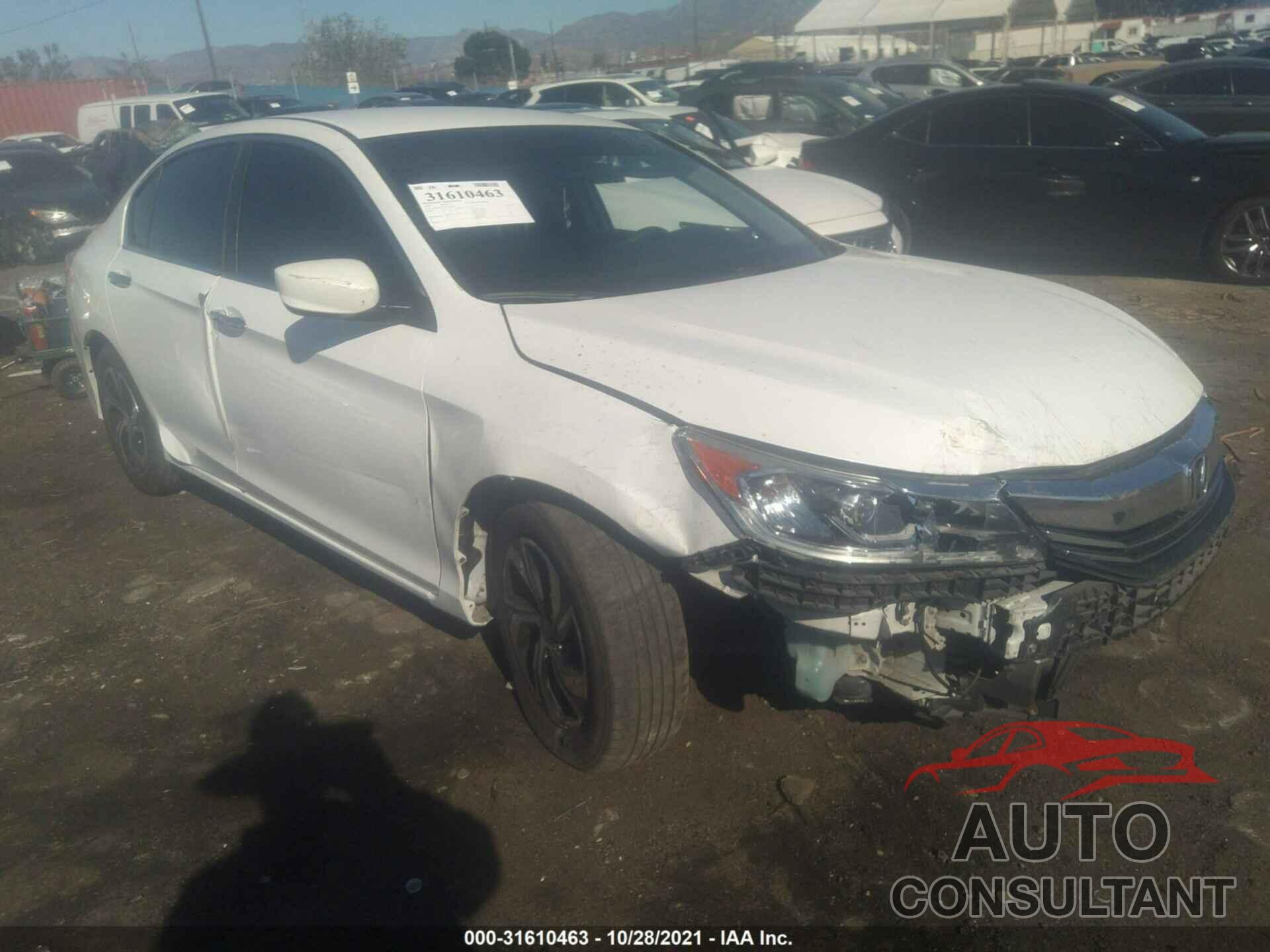 HONDA ACCORD SEDAN 2016 - 1HGCR2F32GA116256
