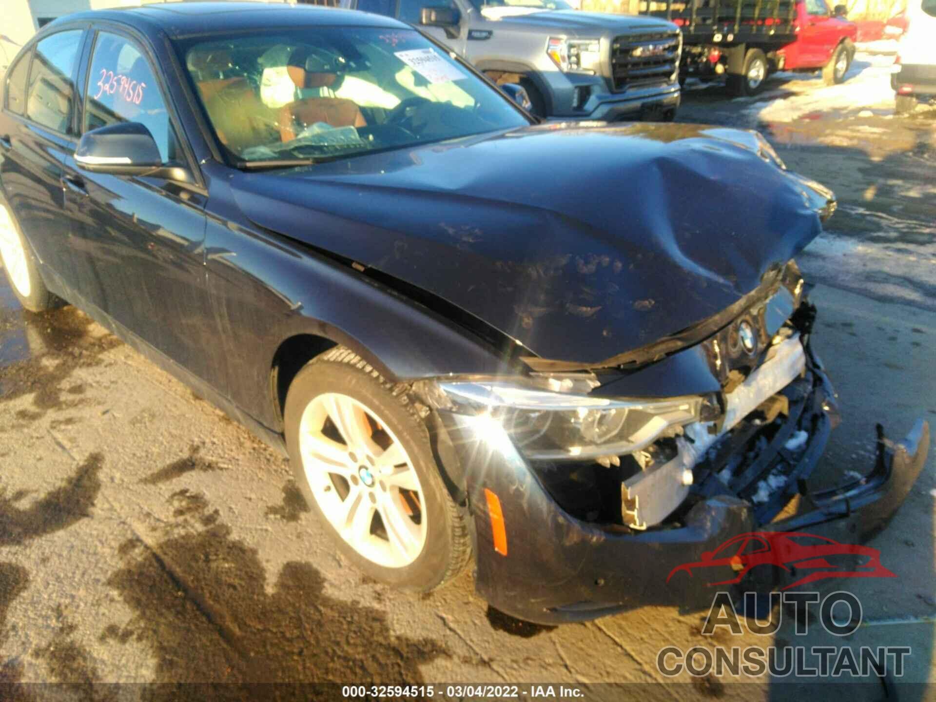 BMW 3 SERIES 2016 - WBA8E3G5XGNT75735