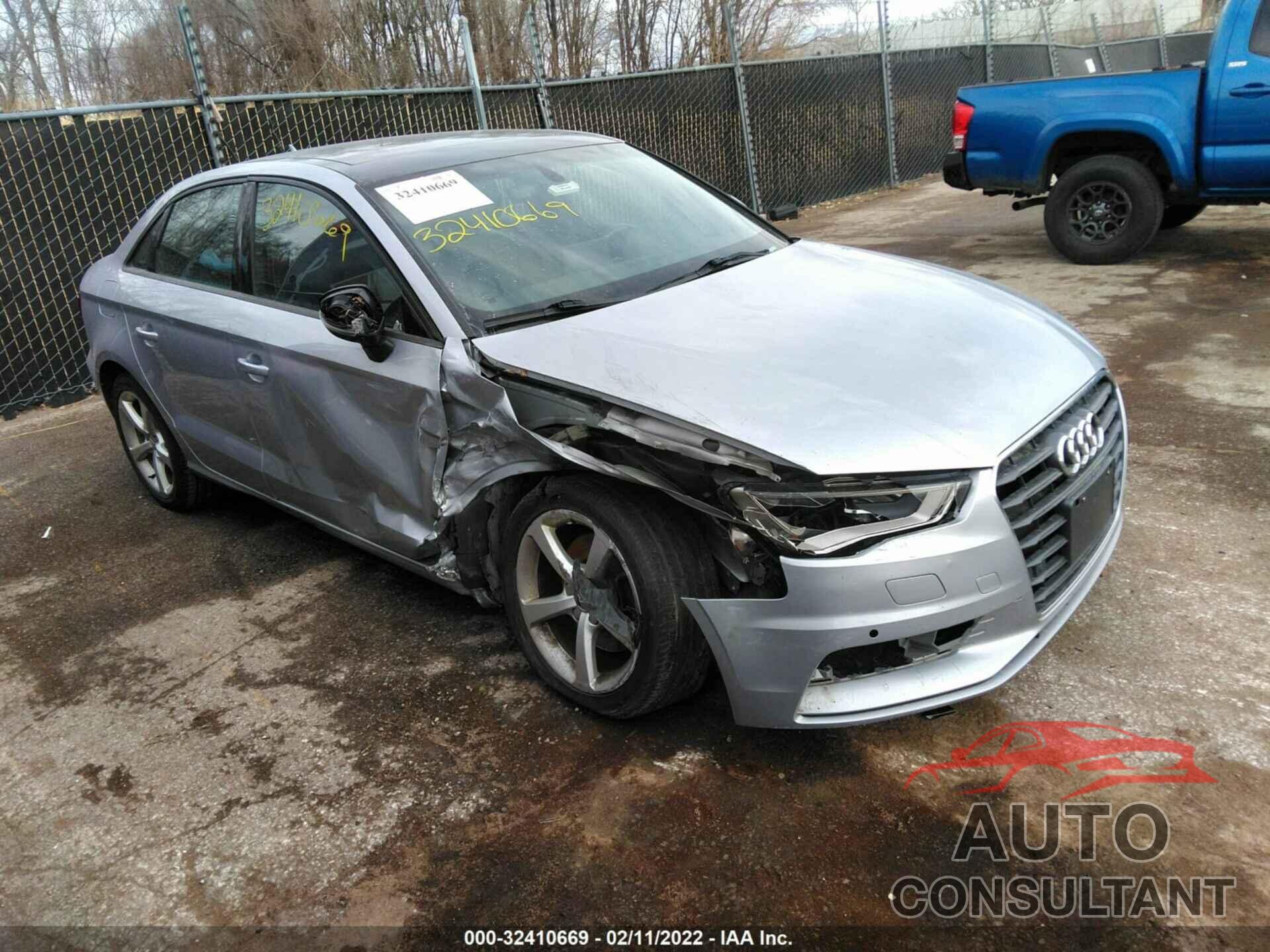 AUDI A3 2016 - WAUA7HFF3G1110486