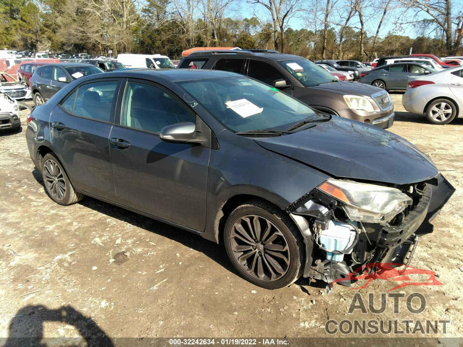 TOYOTA COROLLA 2016 - 5YFBURHE8GP459861