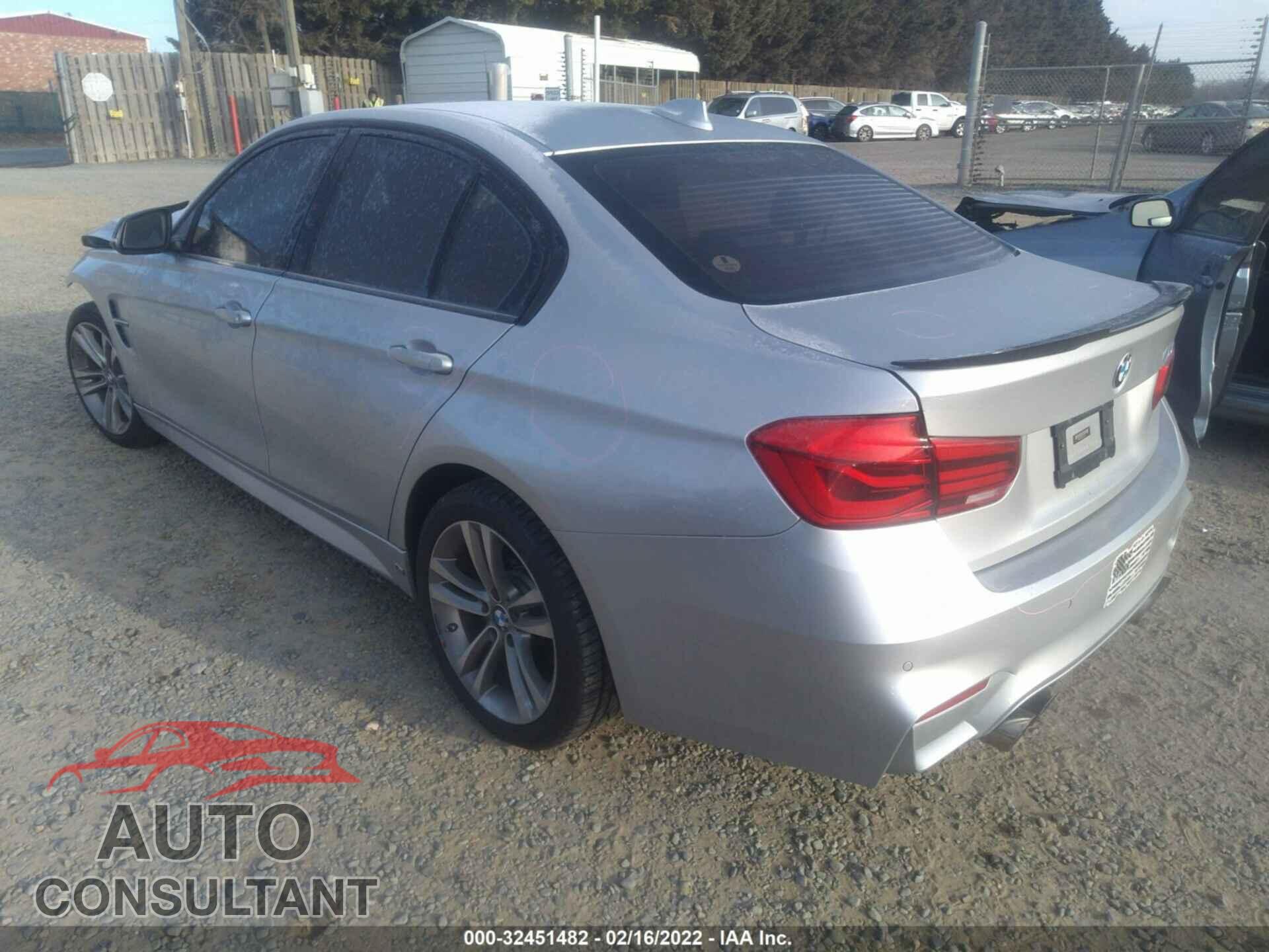 BMW 3 SERIES 2016 - WBA8E7C55GK415475