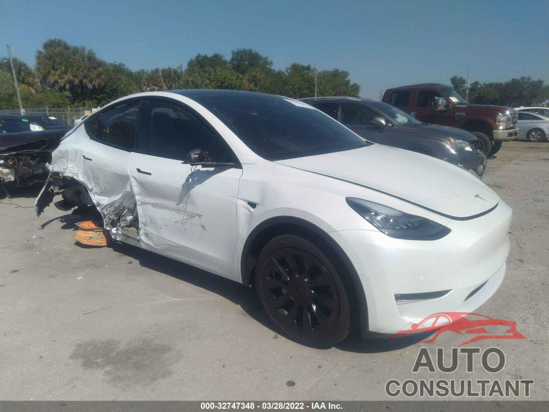 TESLA MODEL Y 2022 - 7SAYGDEE1NF379516