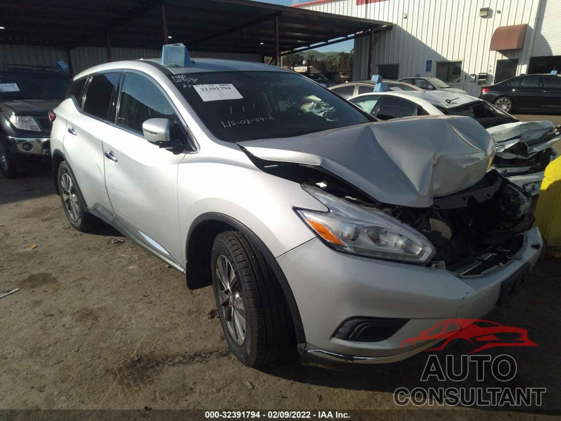 NISSAN MURANO 2017 - 5N1AZ2MH0HN155700