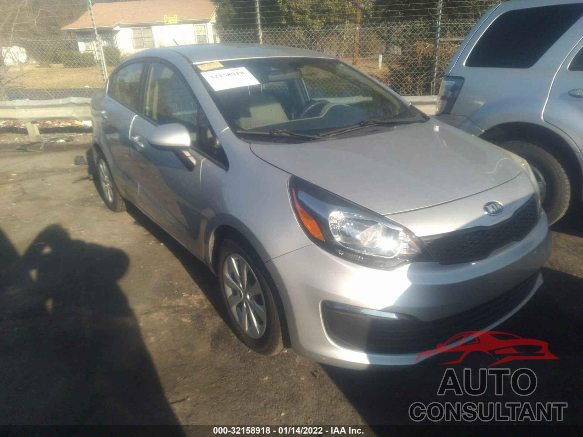 KIA RIO 2016 - KNADM4A30G6549885