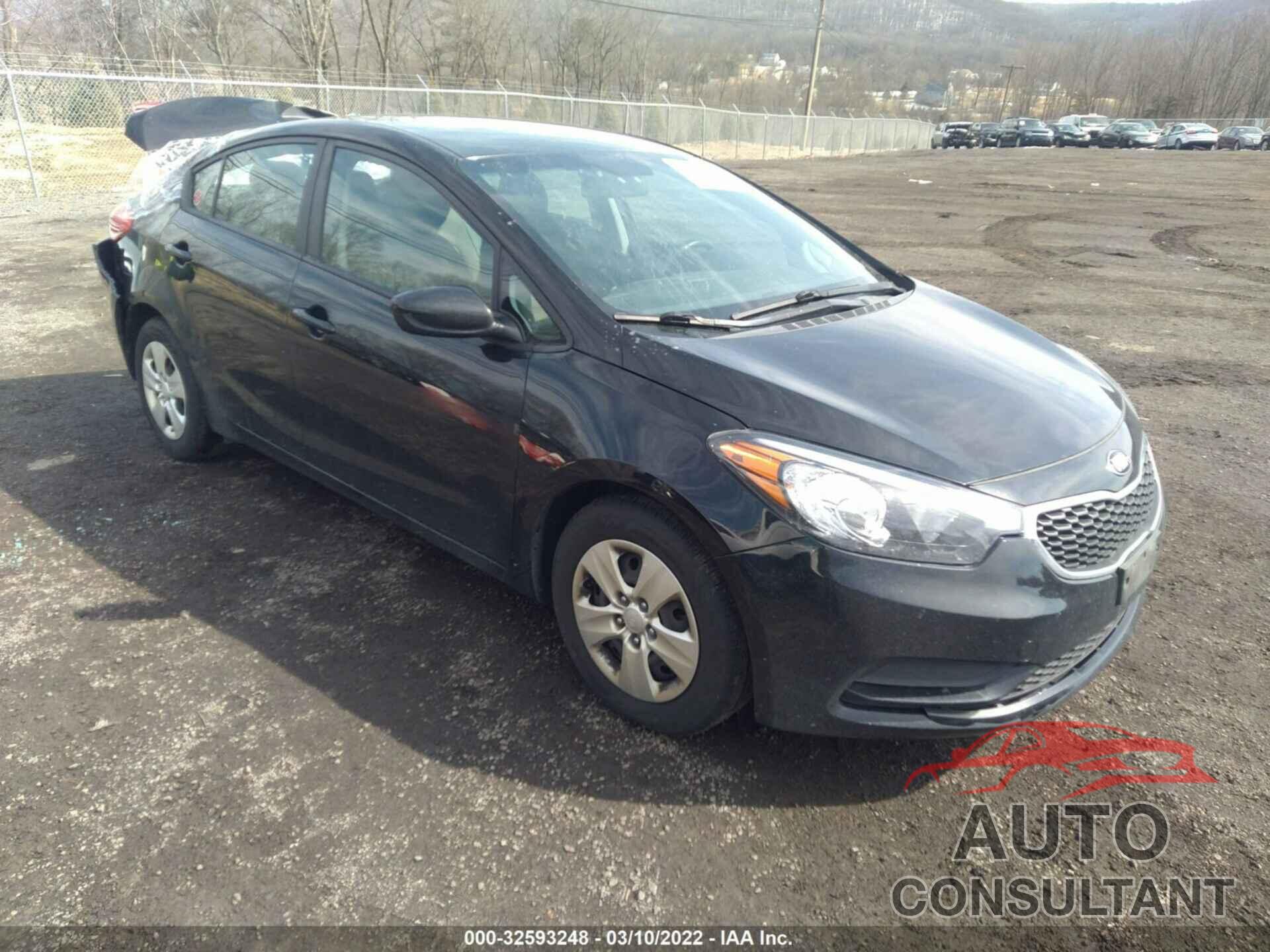 KIA FORTE 2016 - KNAFK4A60G5526668