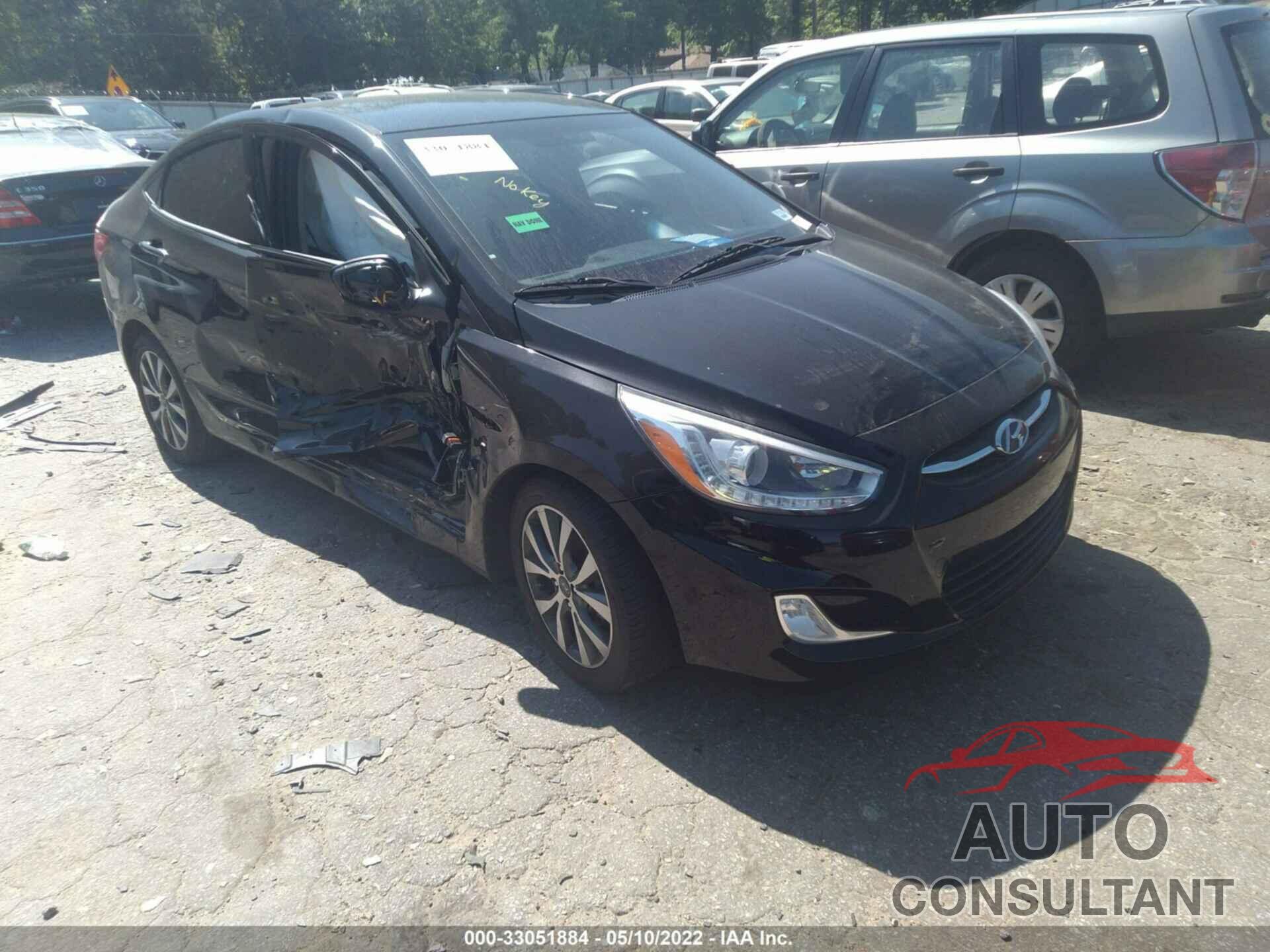 HYUNDAI ACCENT 2016 - KMHCU4AE3GU974301