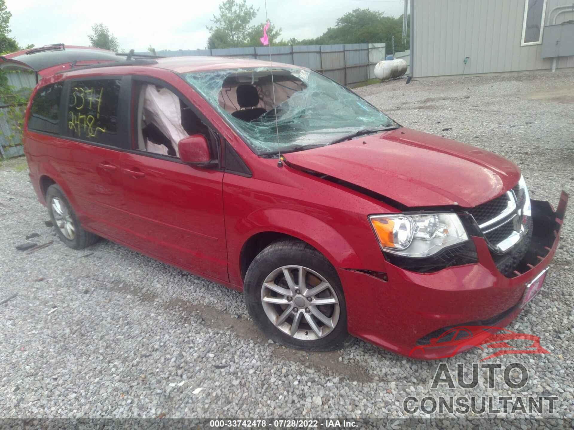 DODGE GRAND CARAVAN 2016 - 2C4RDGCG0GR180853