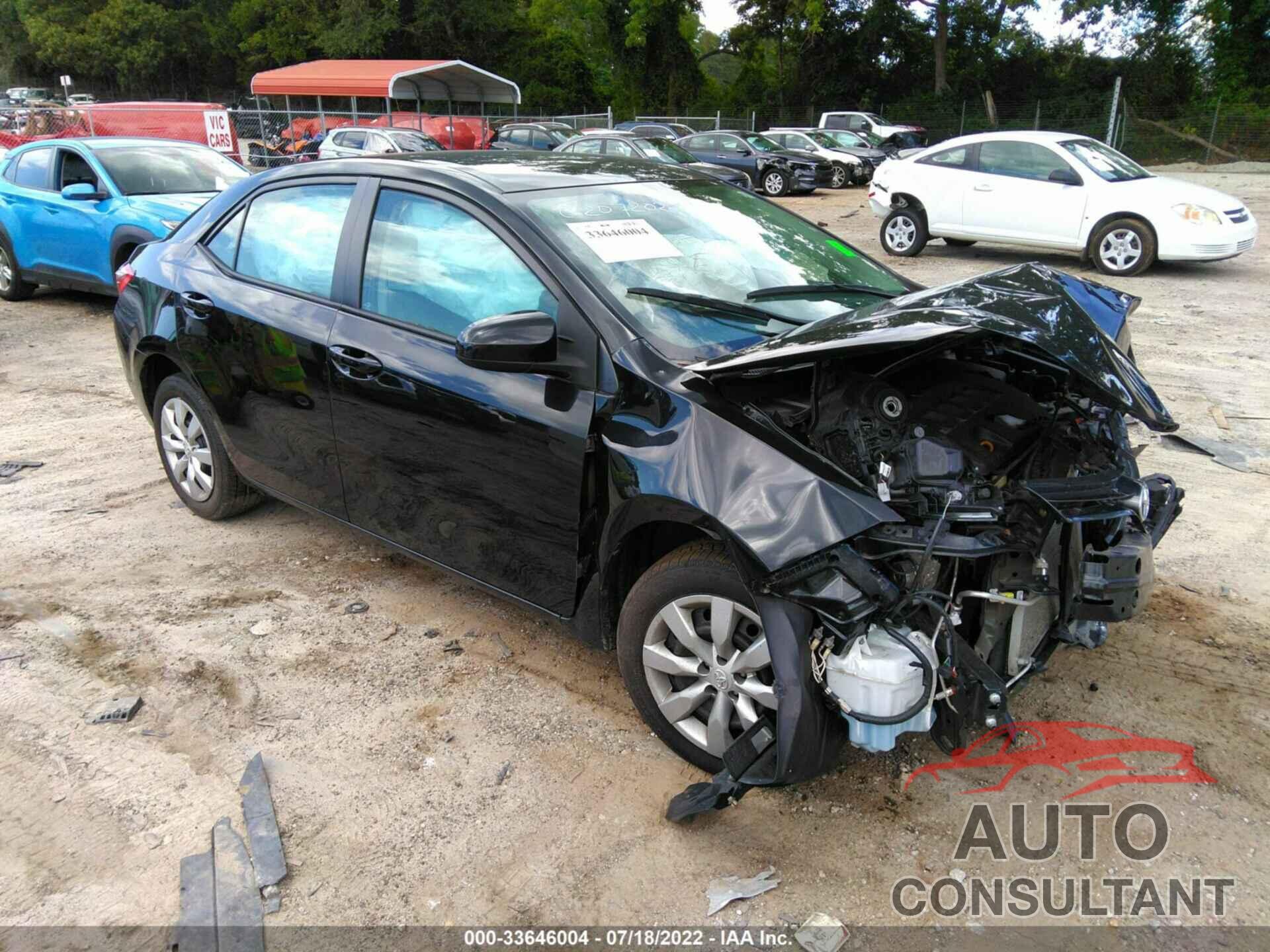 TOYOTA COROLLA 2016 - 2T1BURHE8GC725458