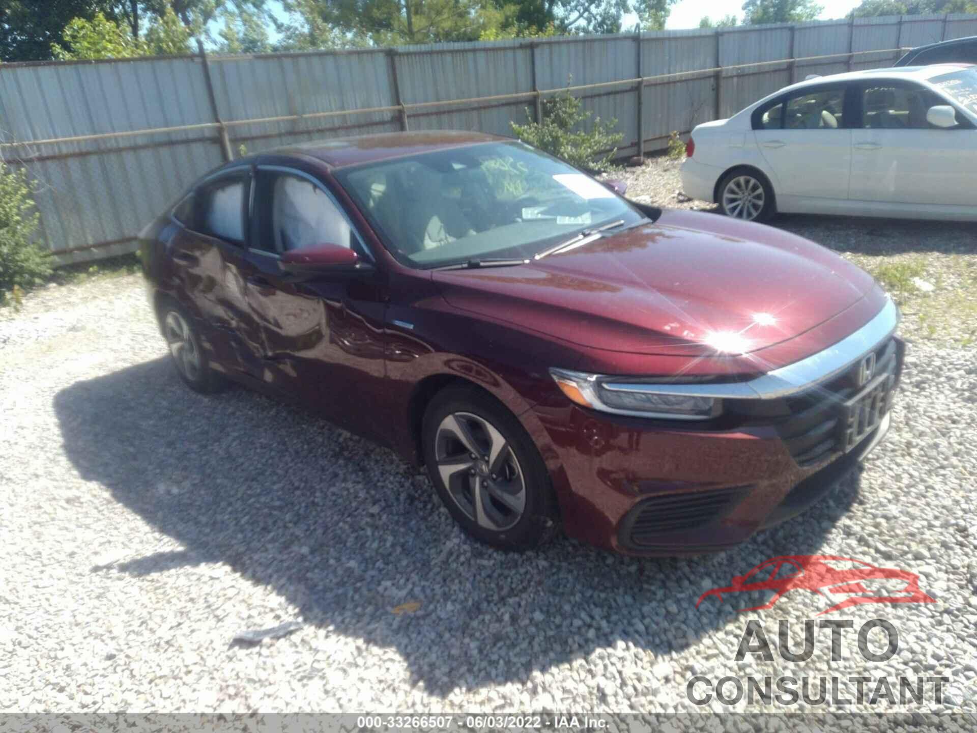 HONDA INSIGHT 2019 - 19XZE4F51KE006161