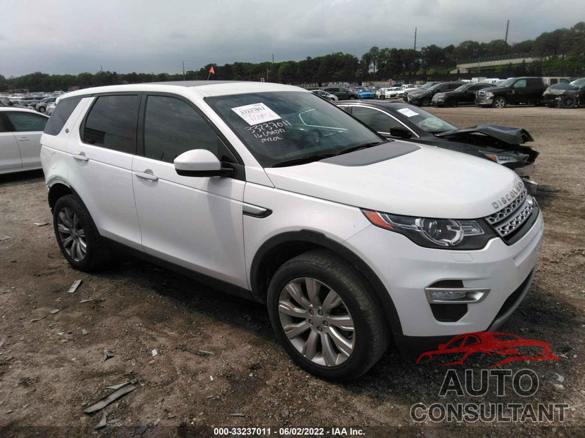 LAND ROVER DISCOVERY SPORT 2016 - SALCT2BG3GH581525