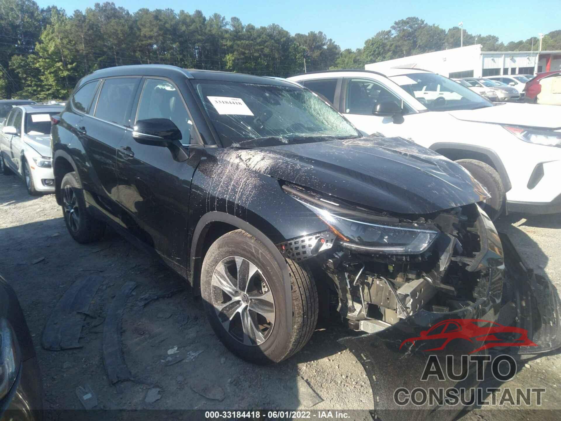 TOYOTA HIGHLANDER 2021 - 5TDGZRBH2MS124611