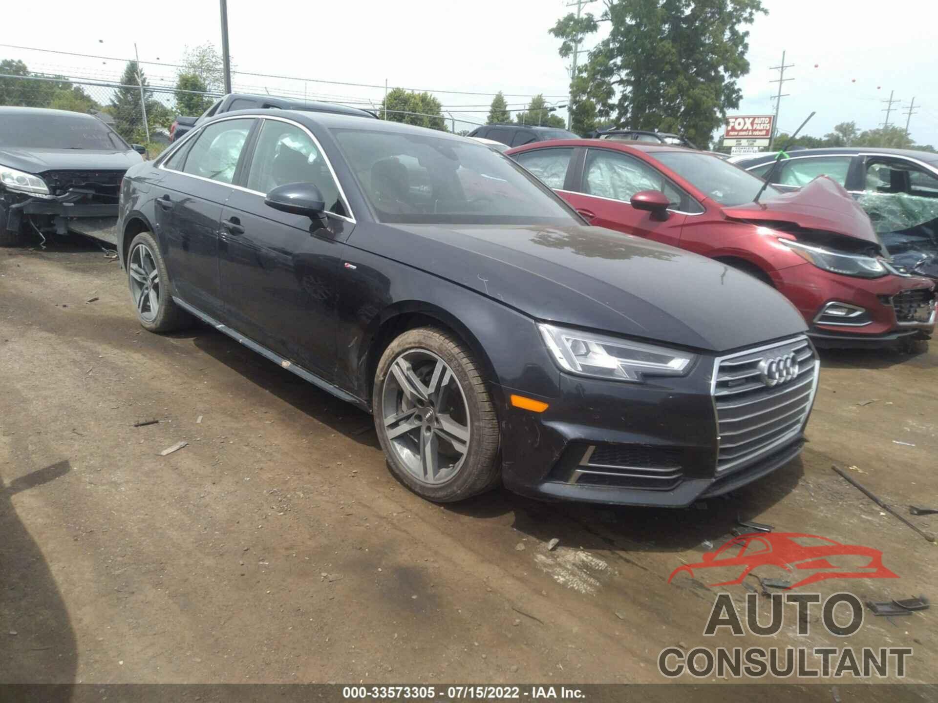 AUDI A4 2017 - WAUENAF43HN033478