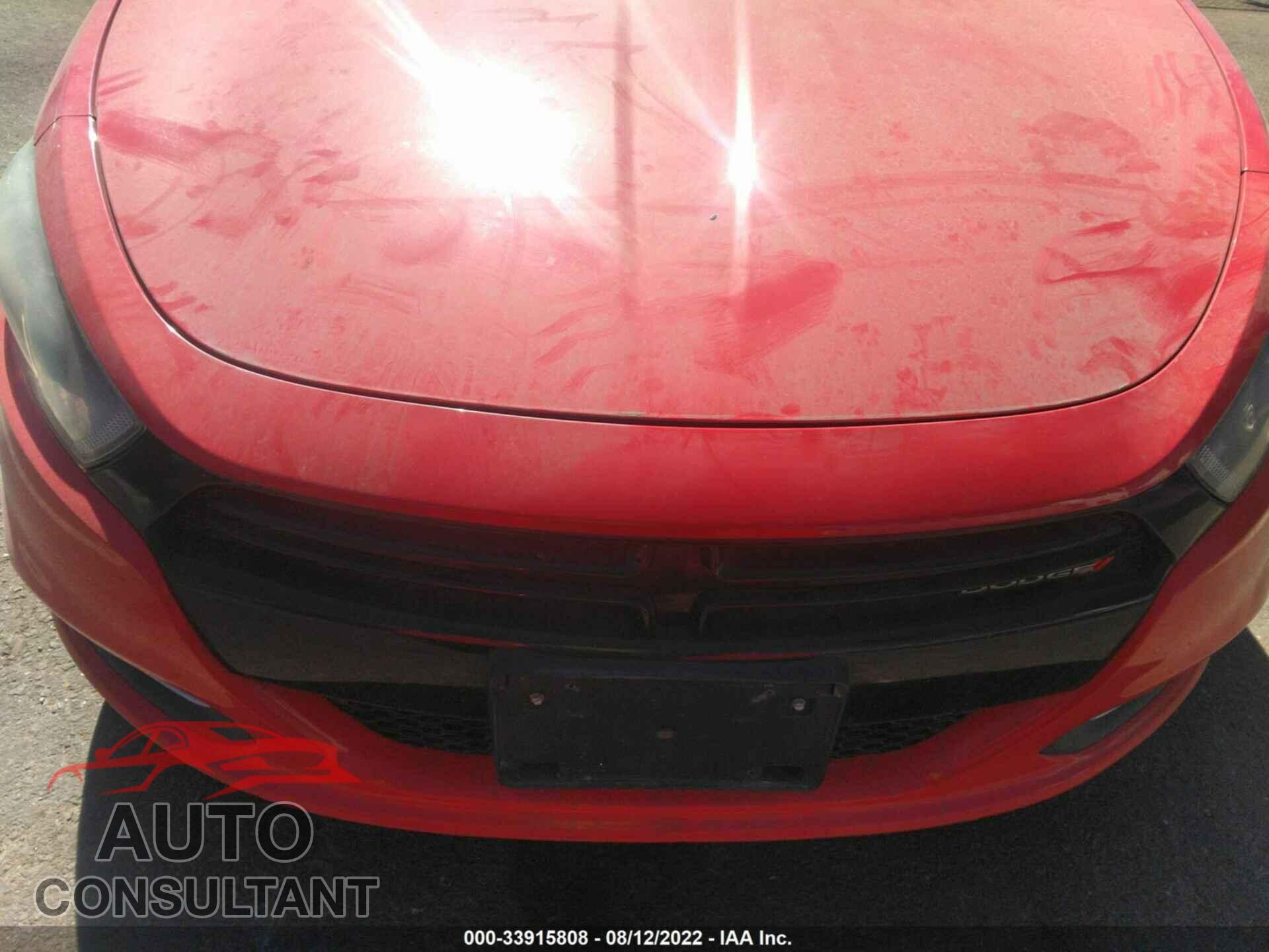 DODGE DART 2016 - 1C3CDFAA2GD736683