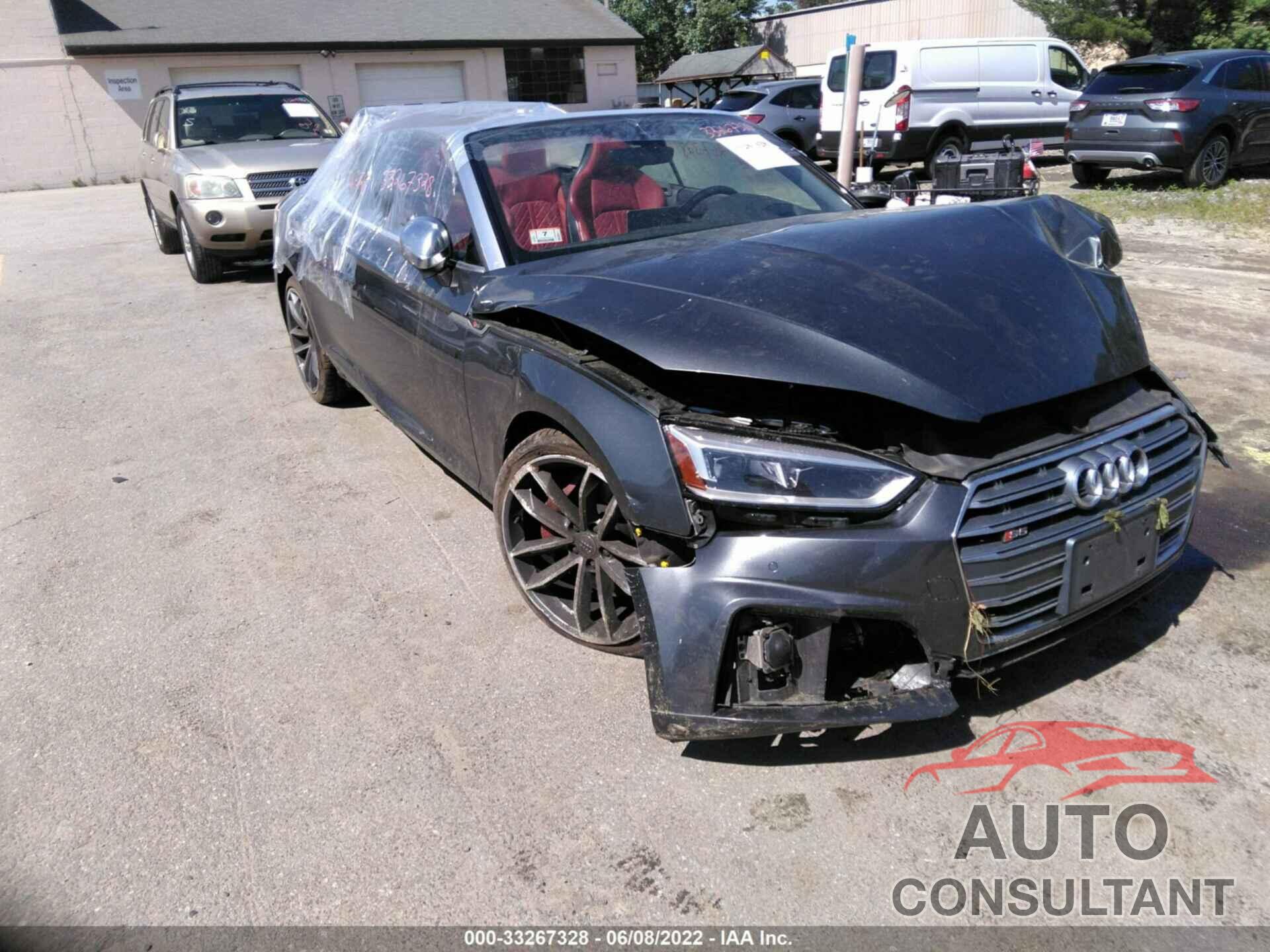 AUDI S5 CABRIOLET 2018 - WAU24GF52JN008367