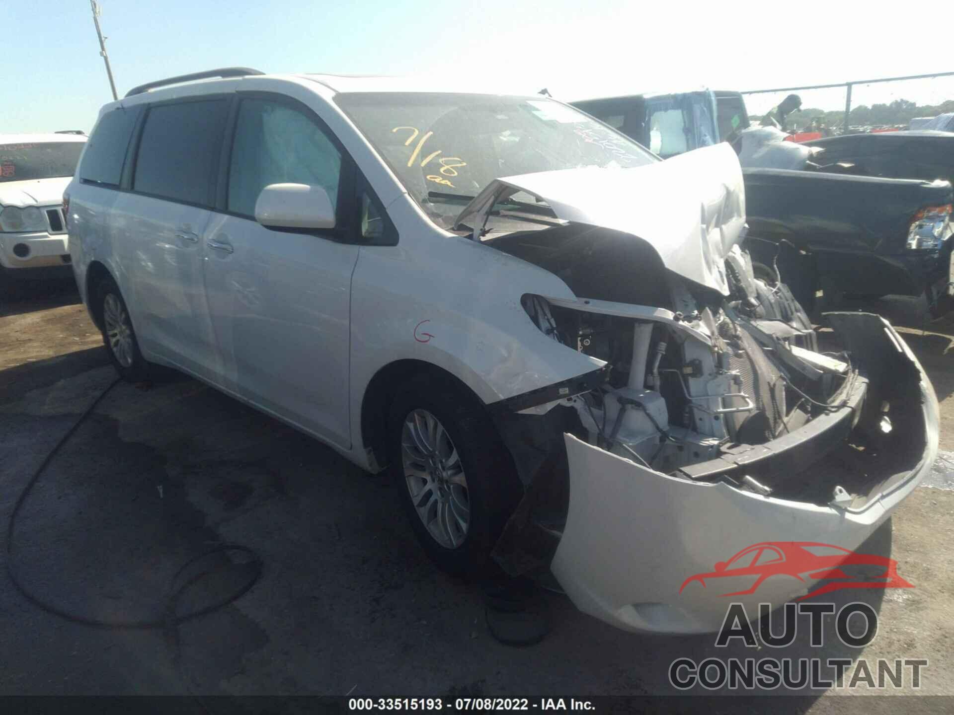 TOYOTA SIENNA 2016 - 5TDYK3DC1GS703469