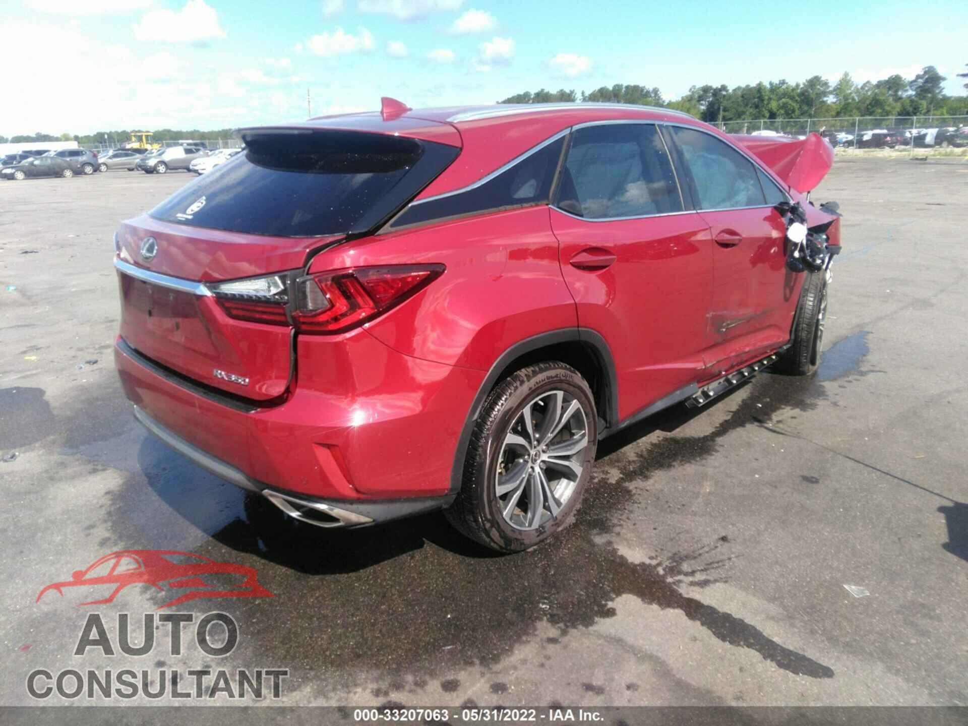 LEXUS RX 2019 - 2T2ZZMCA4KC149105