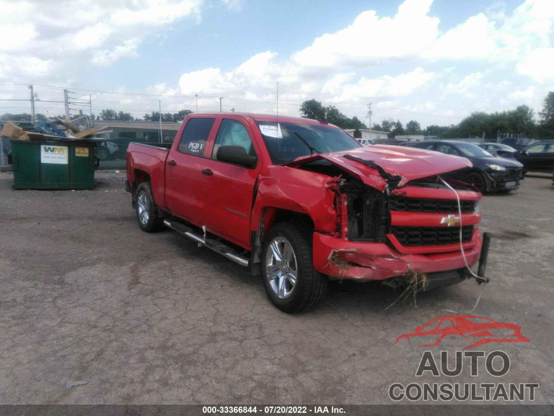 CHEVROLET SILVERADO 1500 2018 - 3GCUKPEC0JG332279