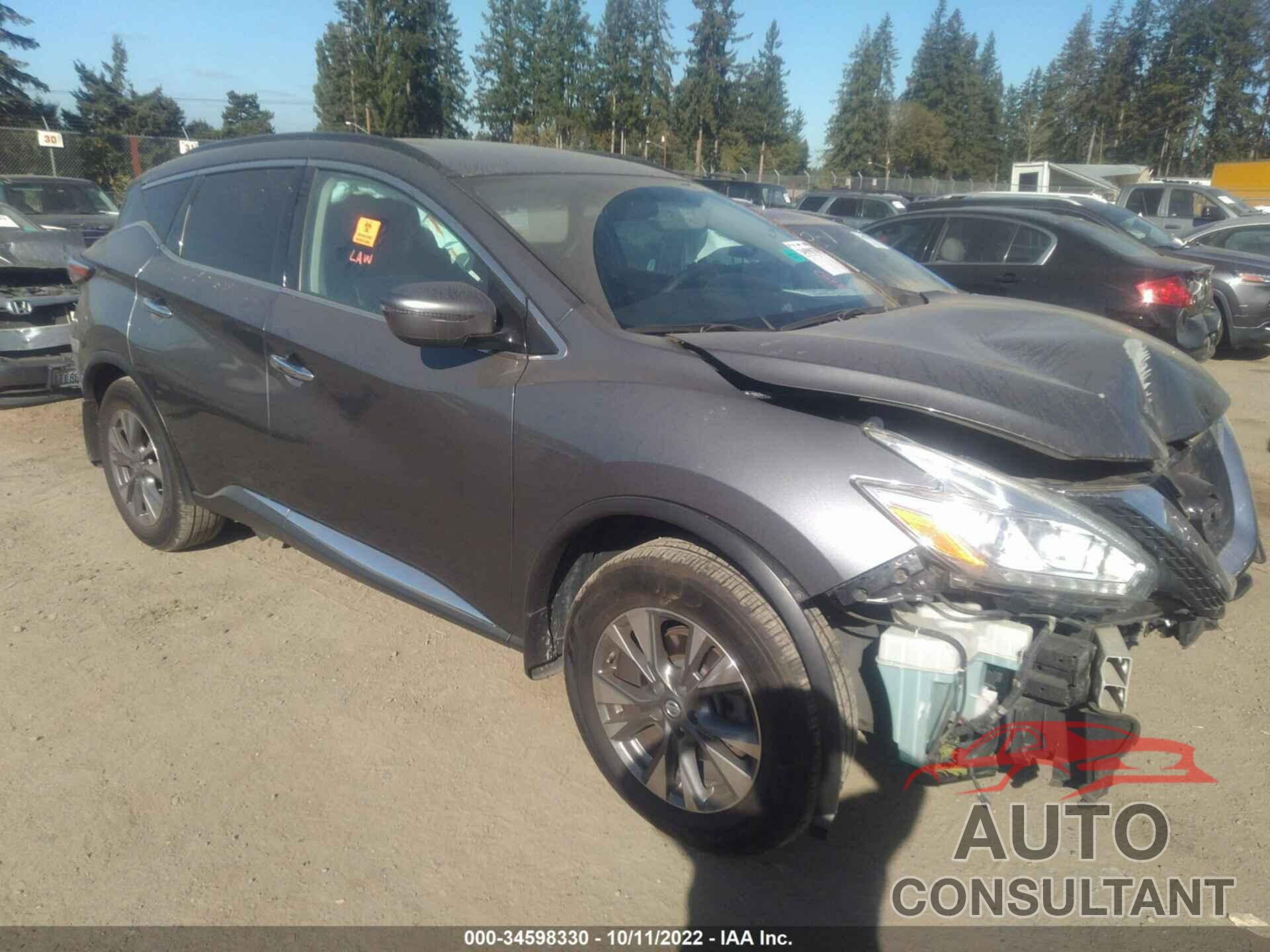 NISSAN MURANO 2017 - 5N1AZ2MH3HN111237