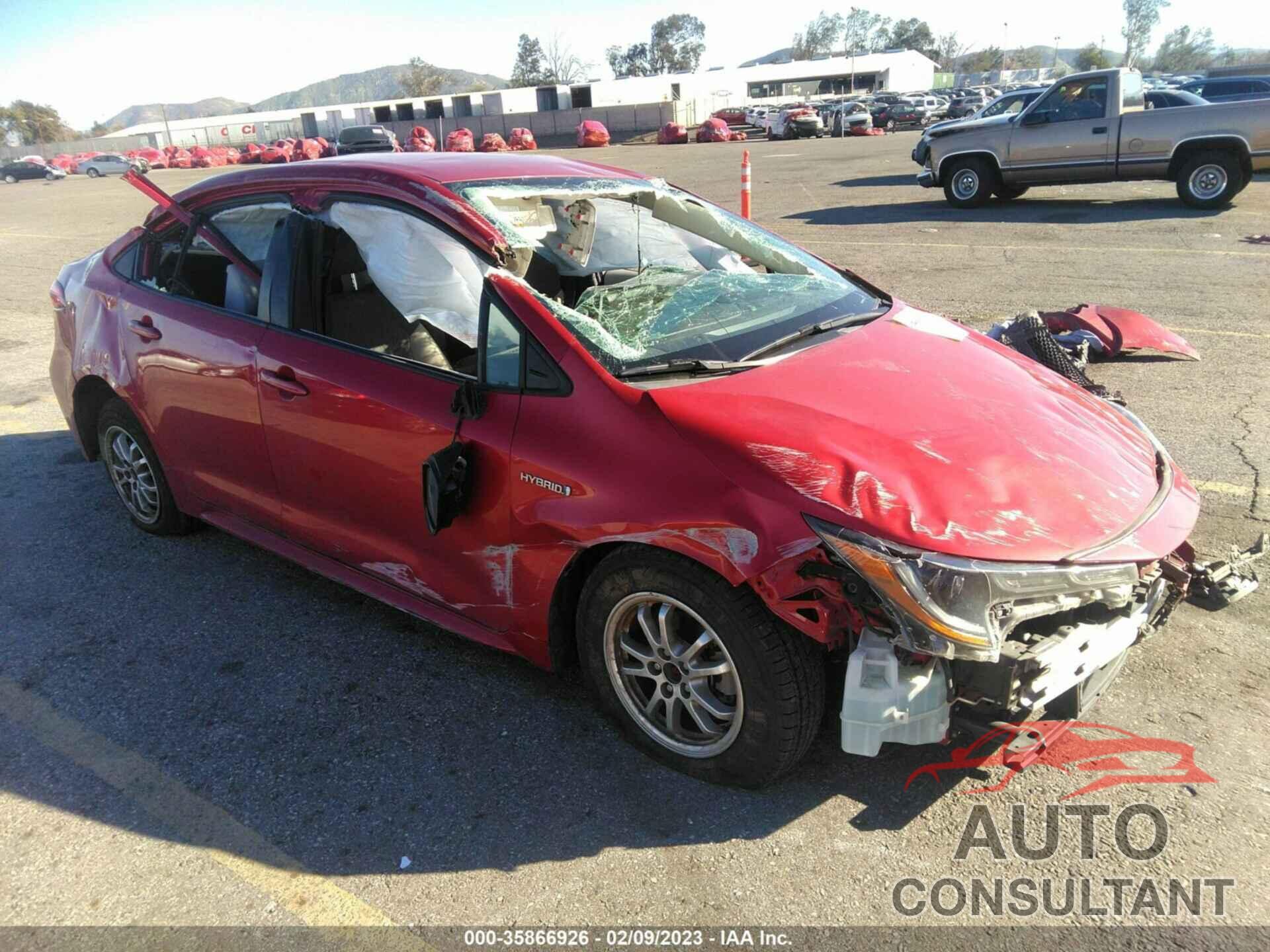 TOYOTA COROLLA 2020 - JTDEBRBE8LJ003417