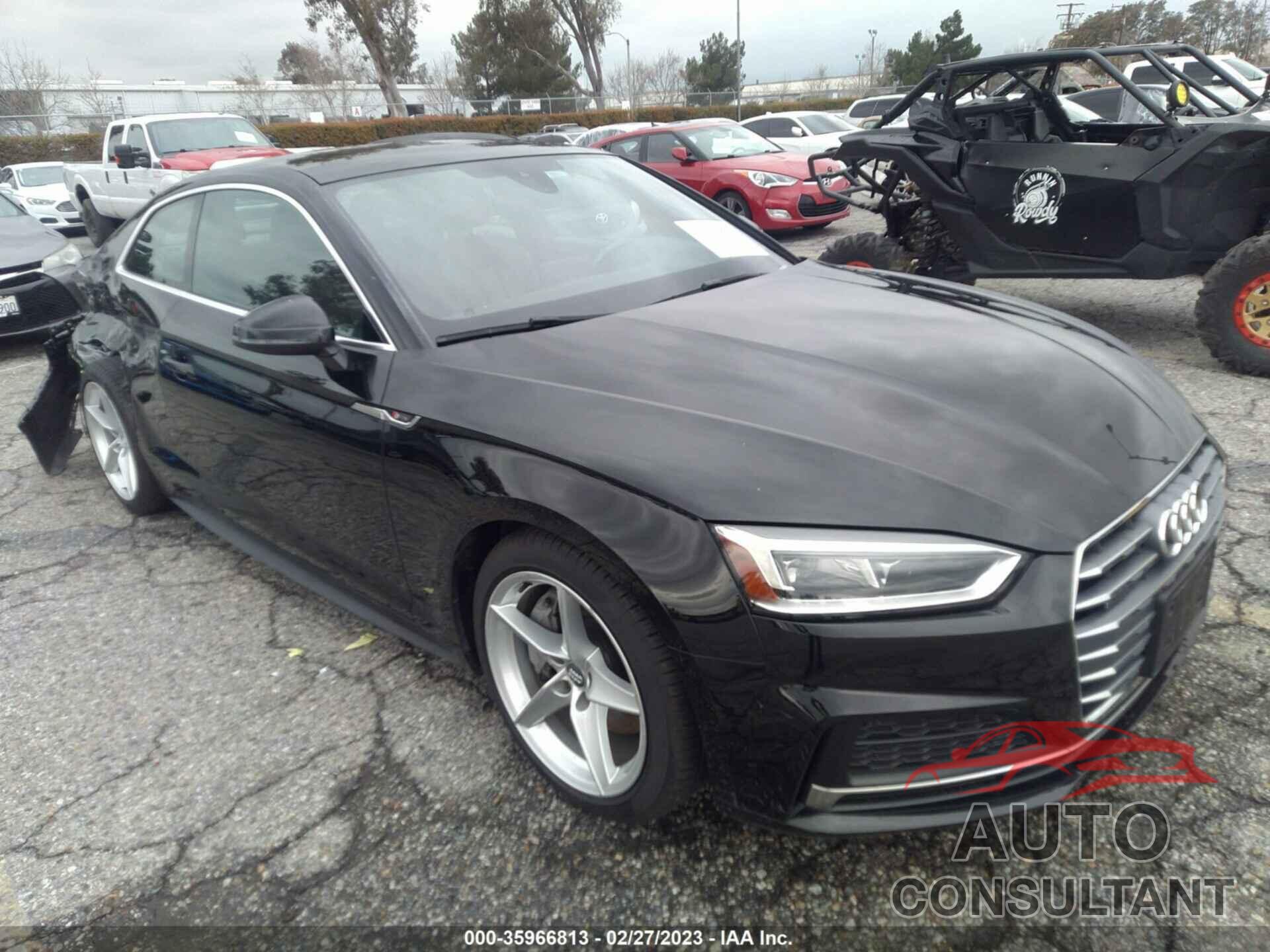 AUDI A5 COUPE 2019 - WAUSNAF52KA006542