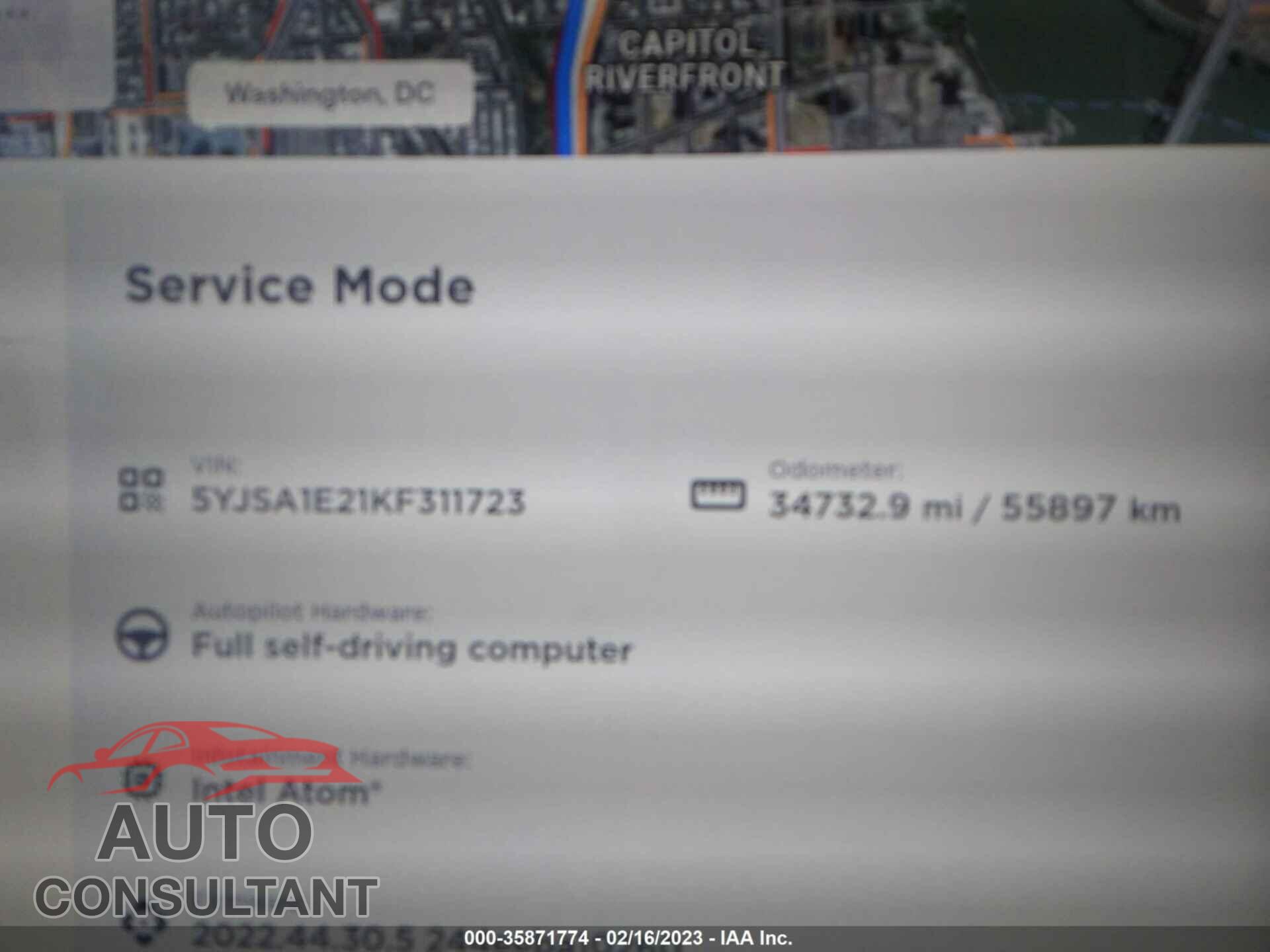 TESLA MODEL S 2019 - 5YJSA1E21KF311723