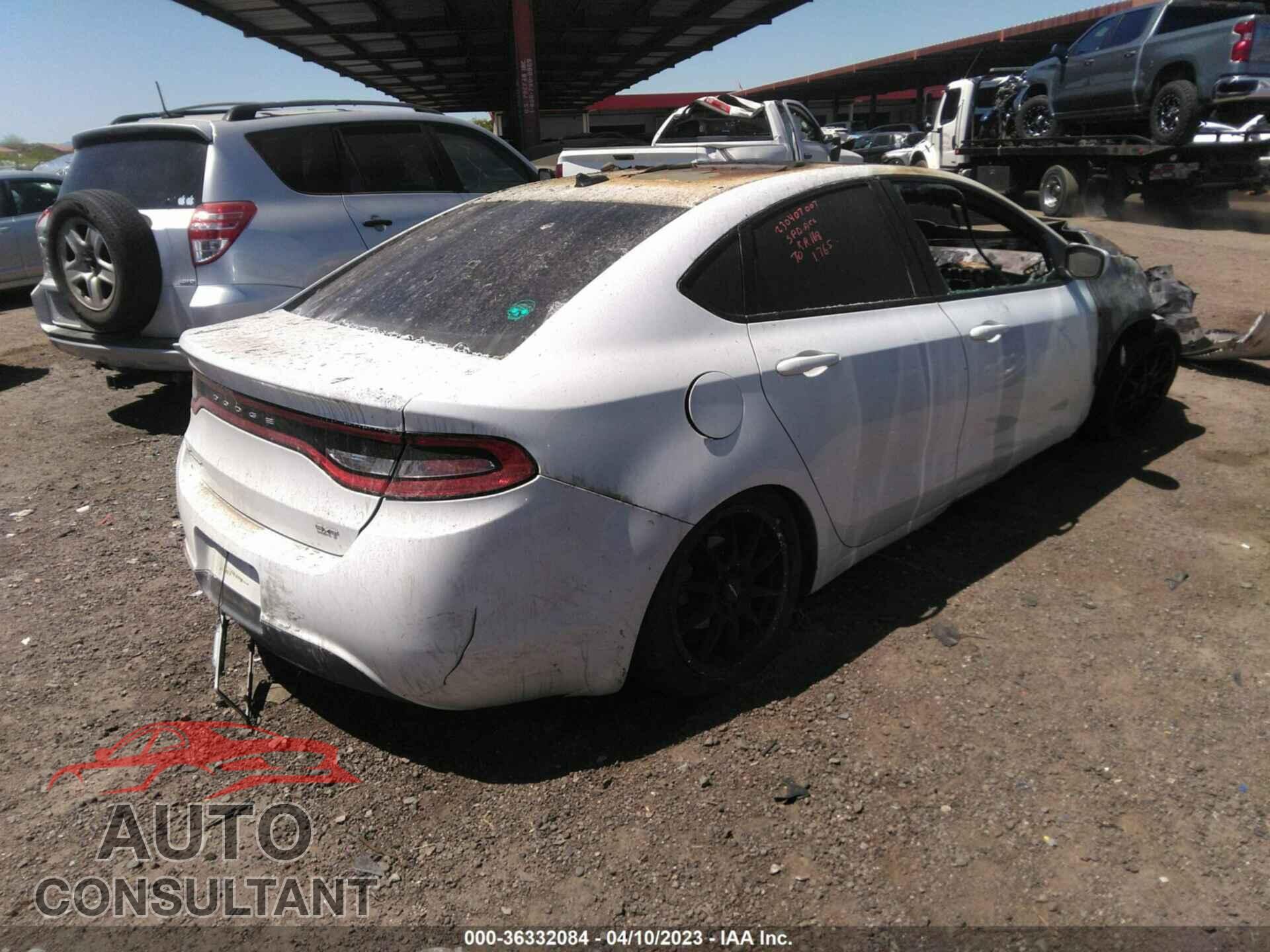 DODGE DART 2015 - 1C3CDFBB5FD431765