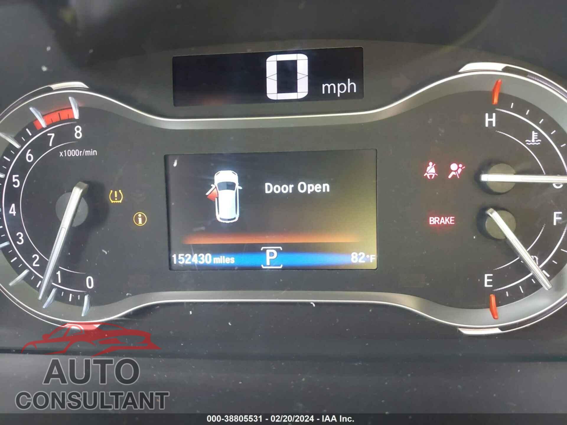 HONDA PILOT 2017 - 5FNYF5H56HB036237