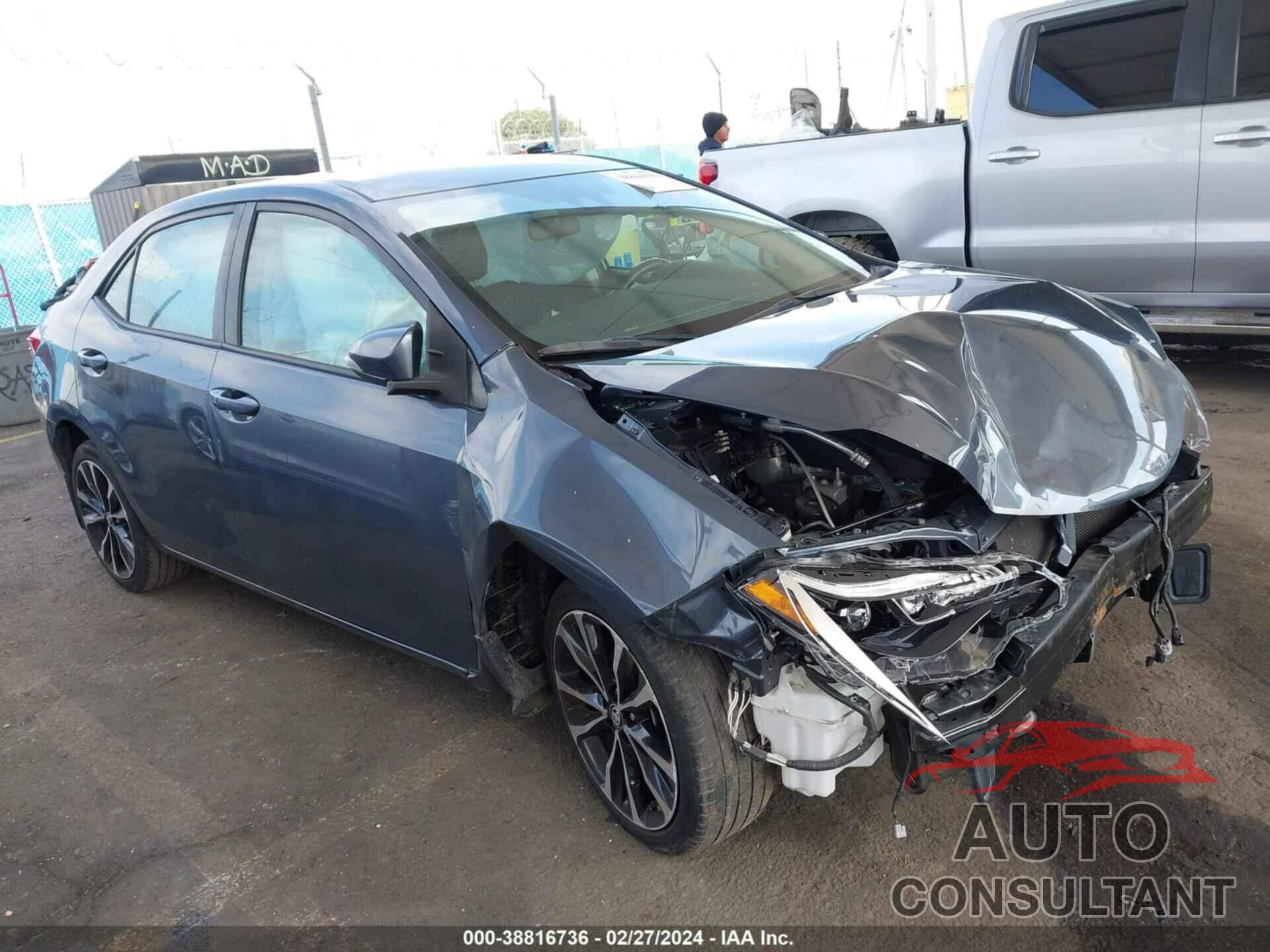 TOYOTA COROLLA 2017 - 5YFBURHE1HP586002