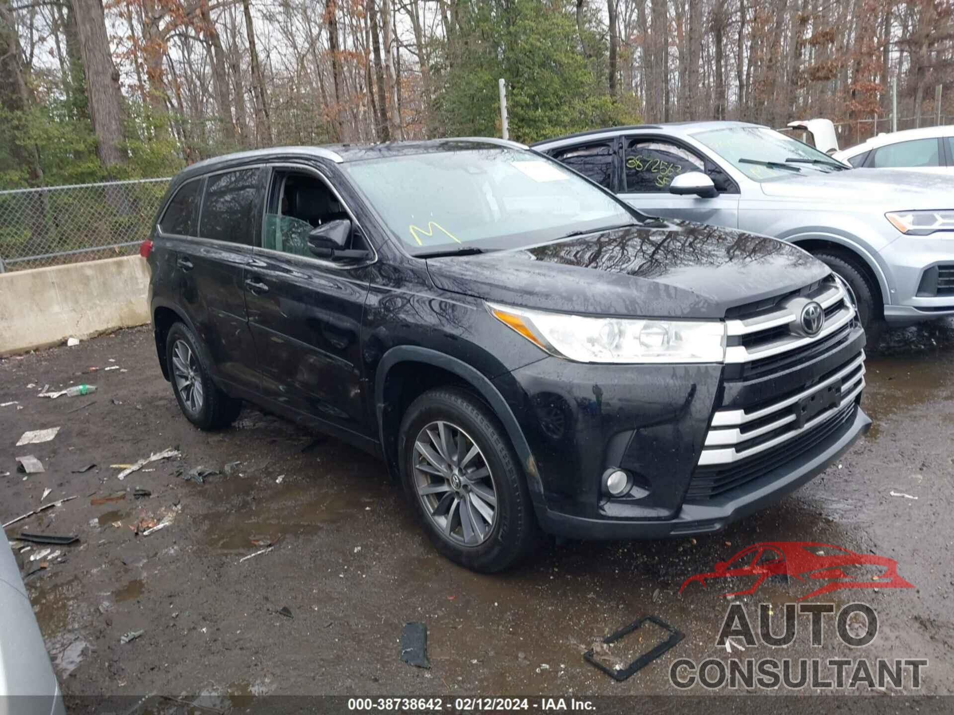 TOYOTA HIGHLANDER 2017 - 5TDJZRFH0HS406879