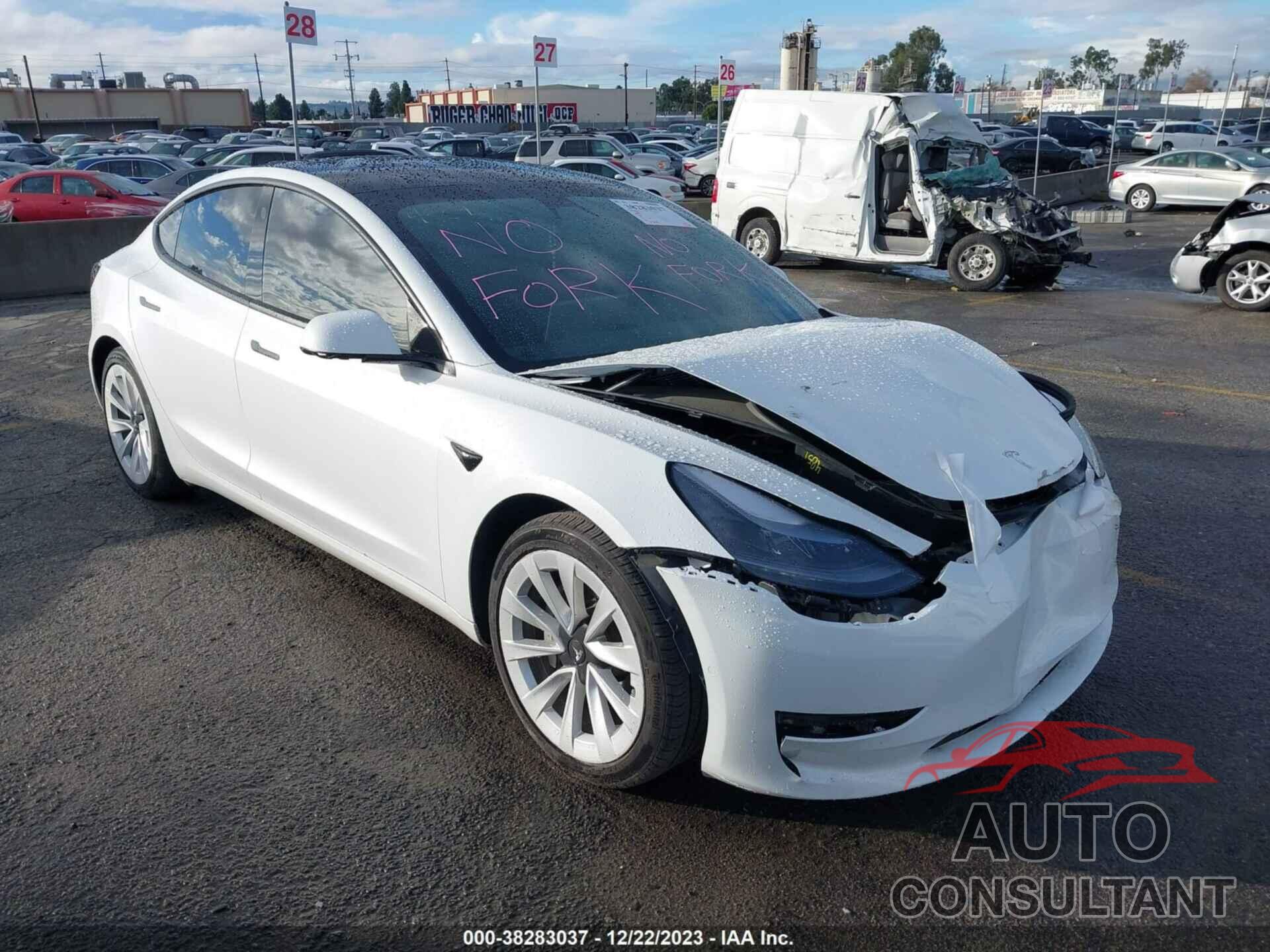 TESLA MODEL 3 2021 - 5YJ3E1EA1MF982702
