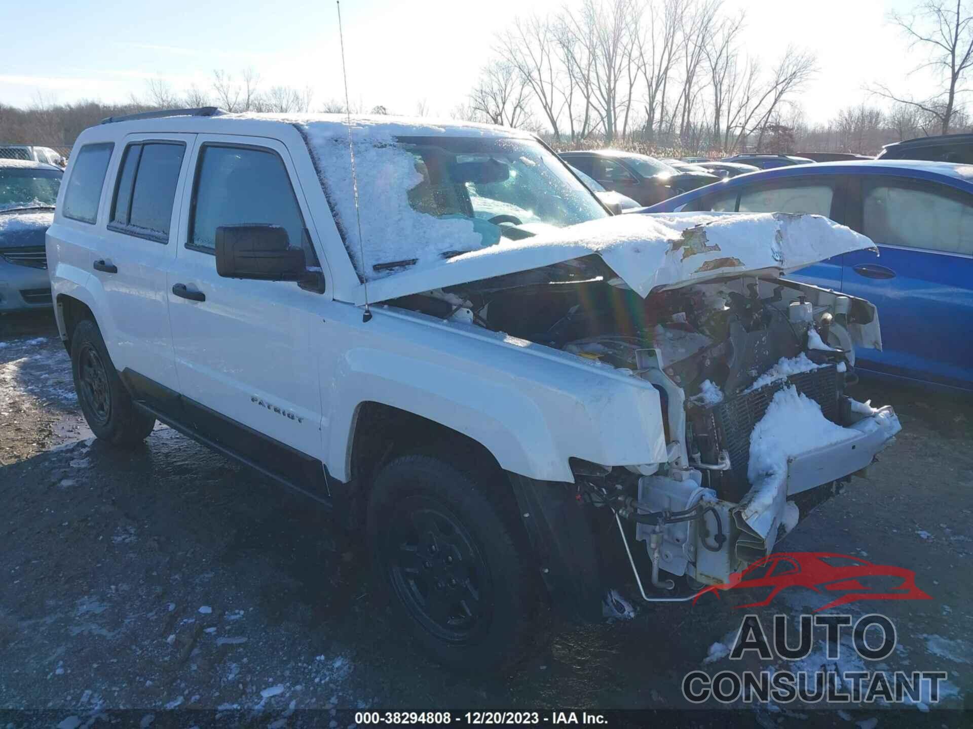 JEEP PATRIOT 2017 - 104NJPBB9HD187222