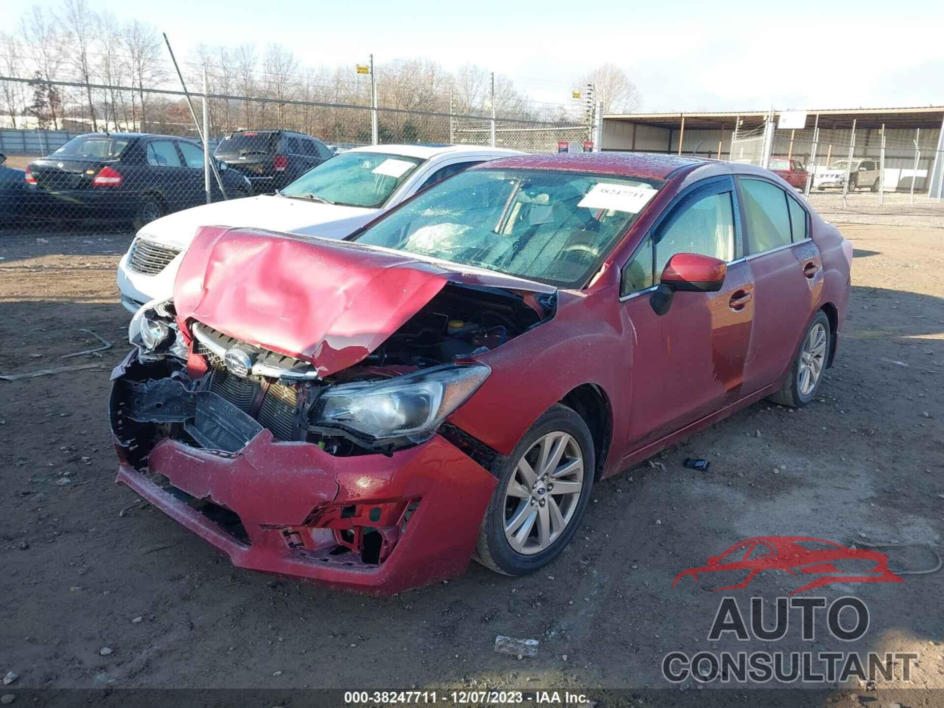 SUBARU IMPREZA 2016 - JF1GJAB61GH014431