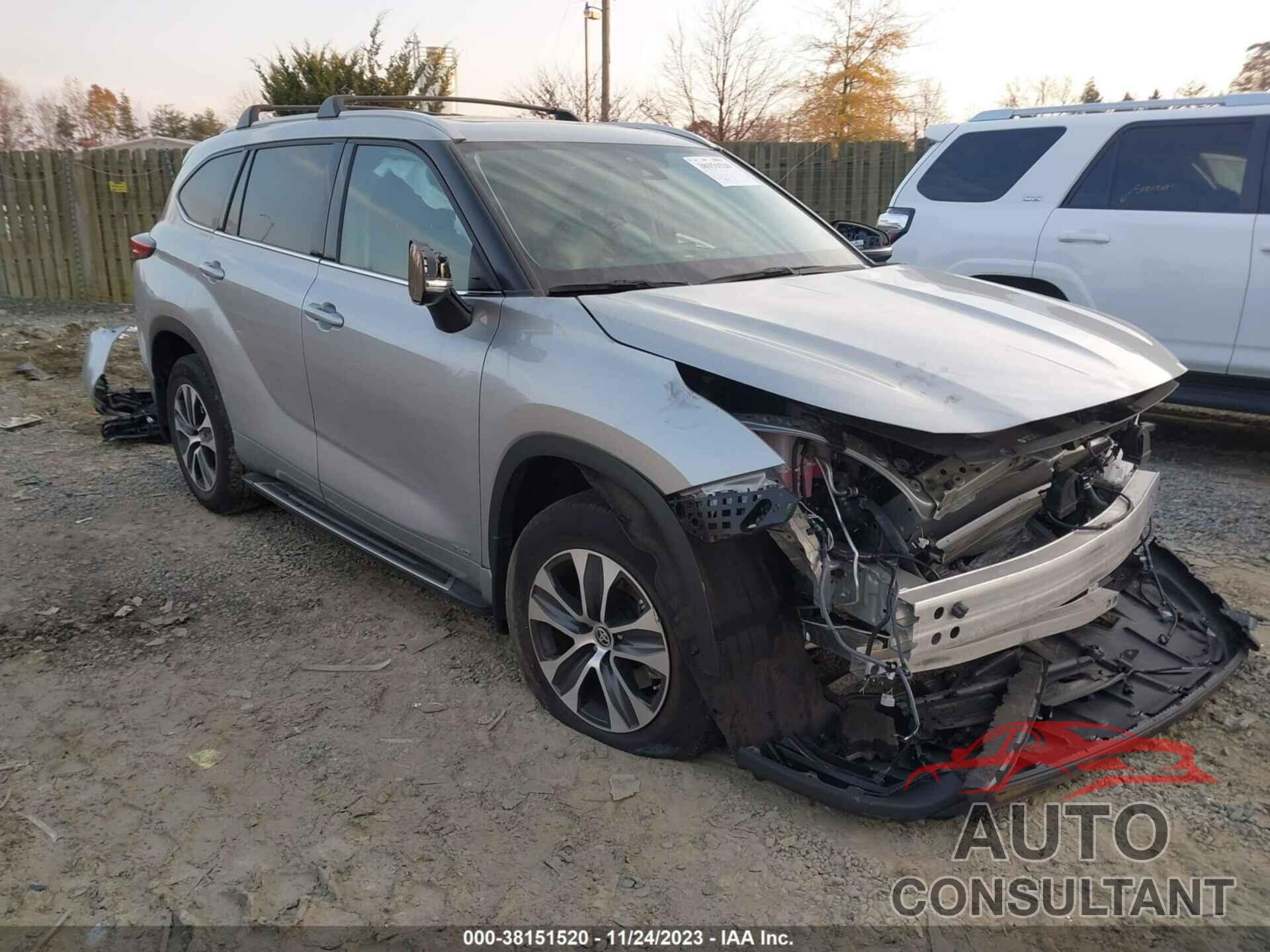 TOYOTA HIGHLANDER 2022 - 5TDGBRCH7NS548368