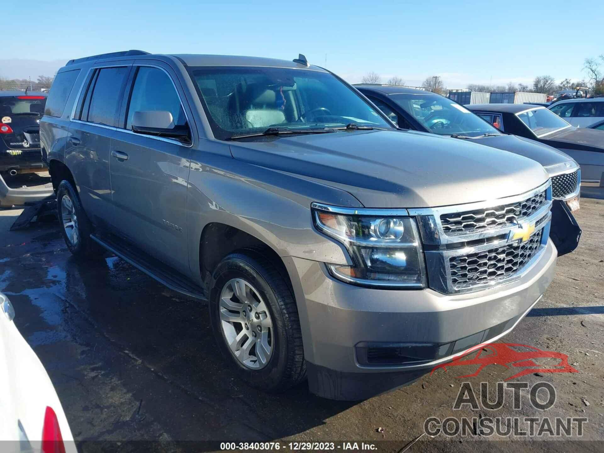 CHEVROLET TAHOE 2019 - 1GNSKBKC6KR169936