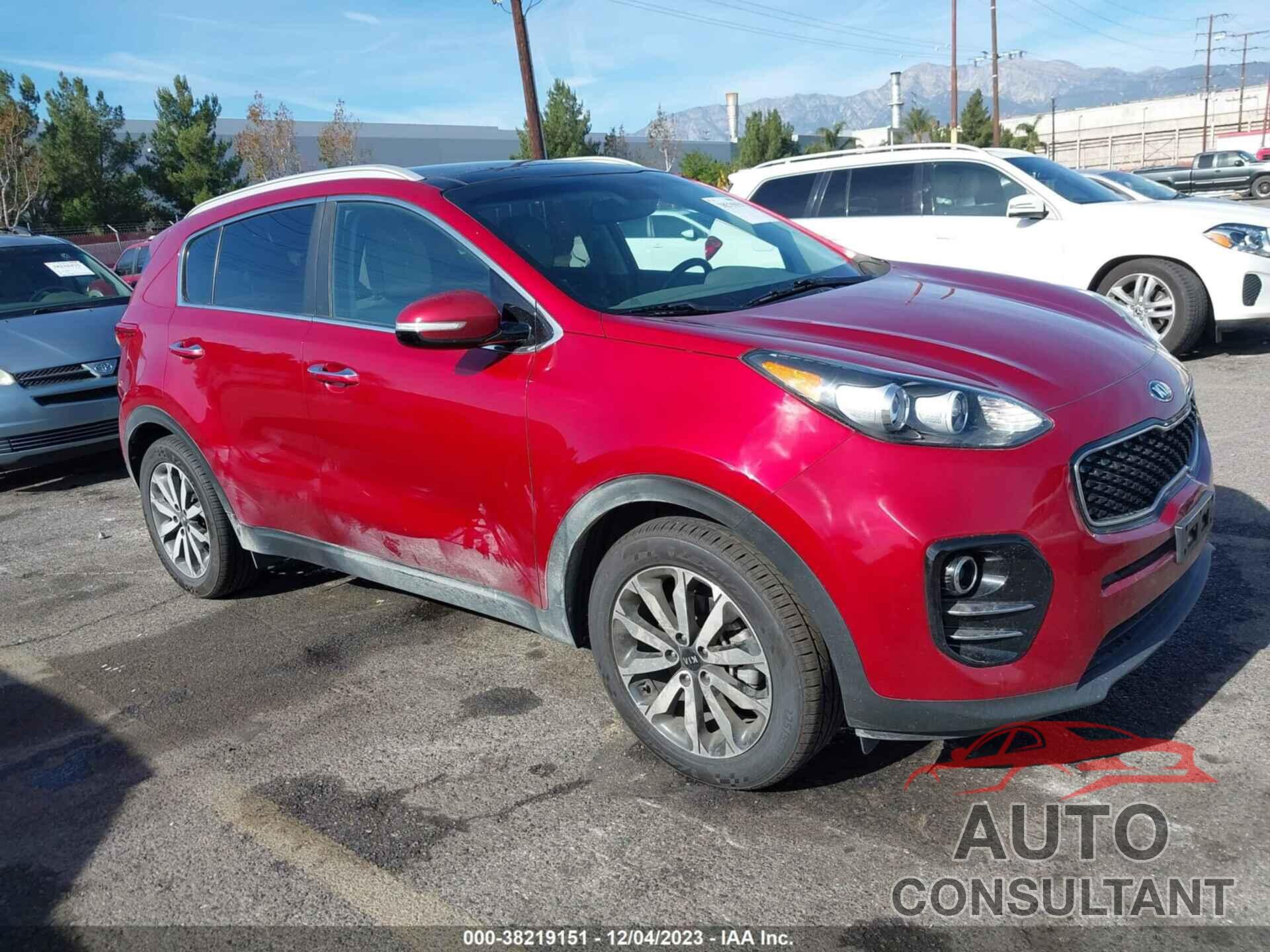 KIA SPORTAGE 2017 - KNDPN3AC1H7103036