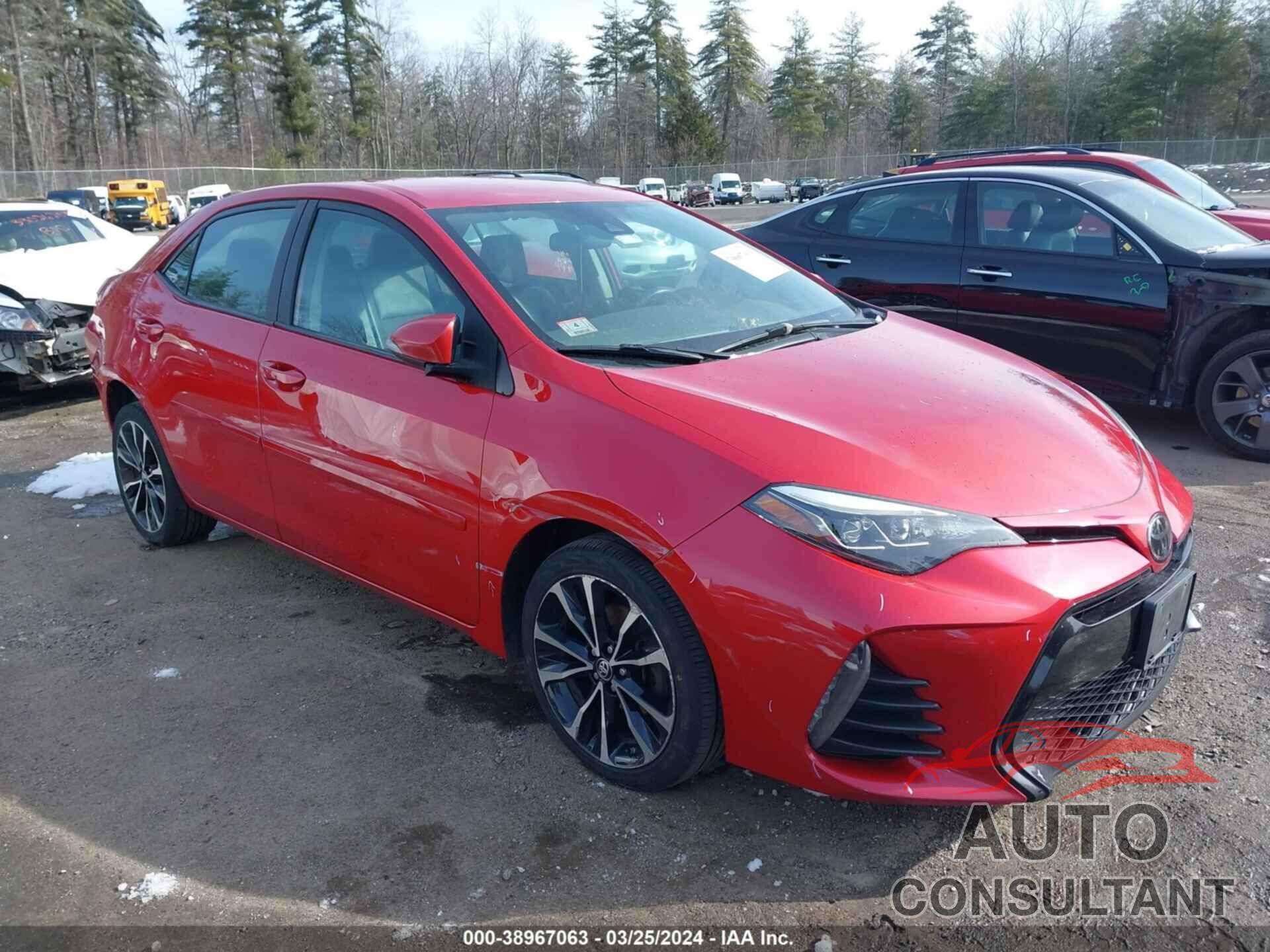 TOYOTA COROLLA 2017 - 2T1BURHE1HC836838