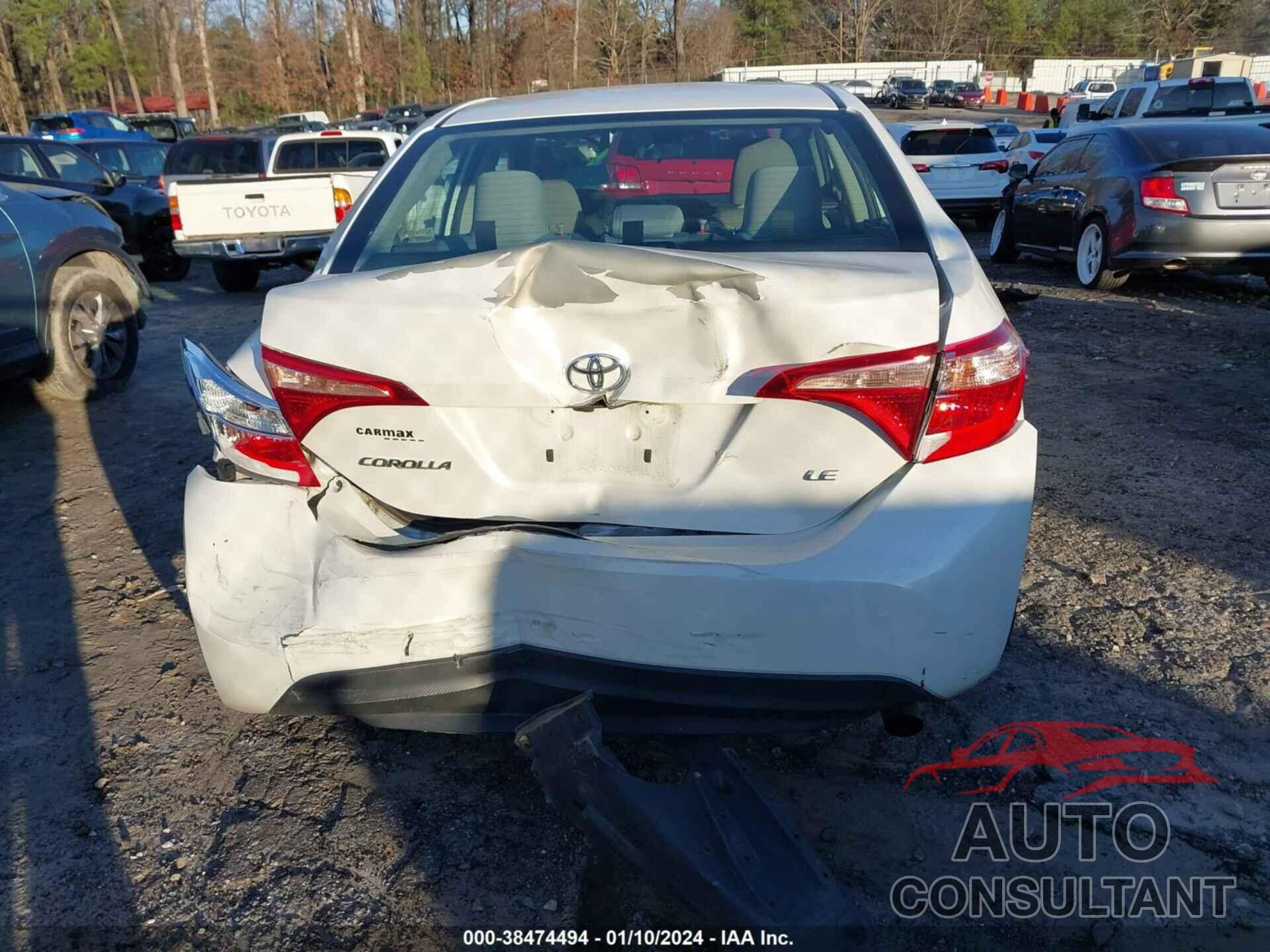 TOYOTA COROLLA 2018 - 5YFBURHE1JP828969