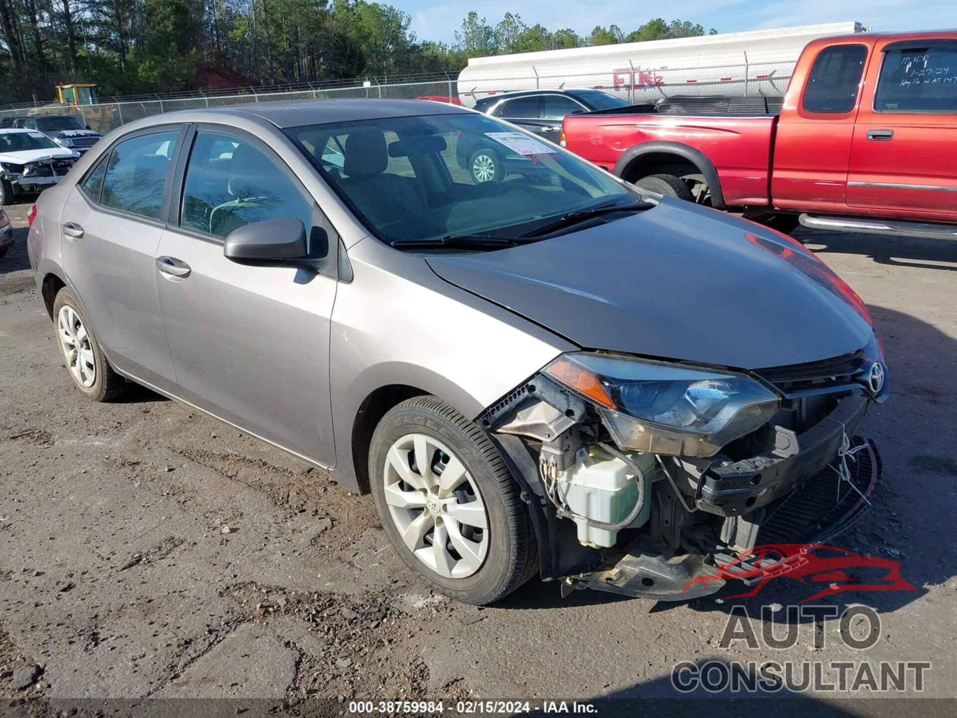 TOYOTA COROLLA 2016 - 2T1BURHE6GC650503