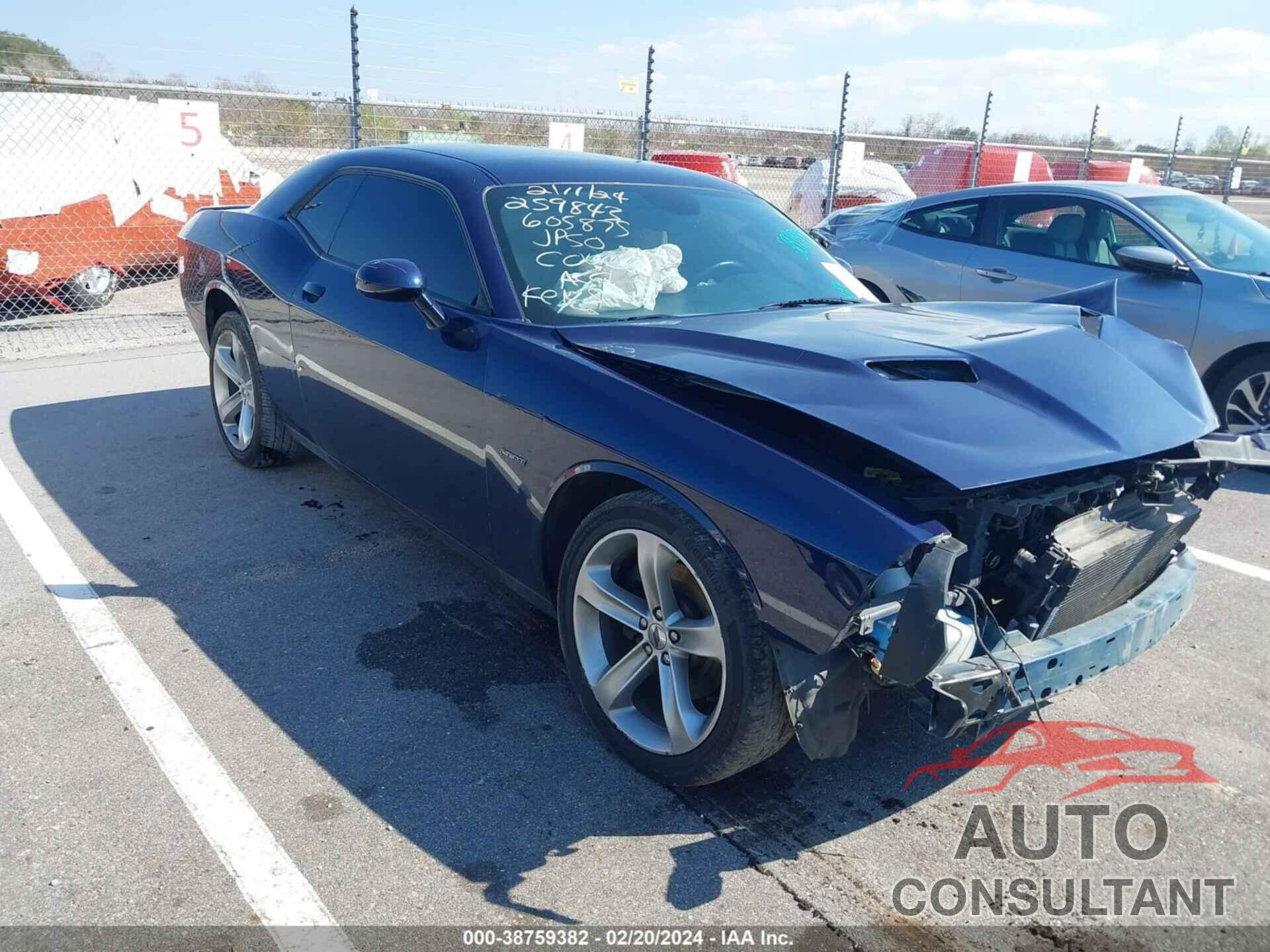 DODGE CHALLENGER 2017 - 2C3CDZBT2HH605873