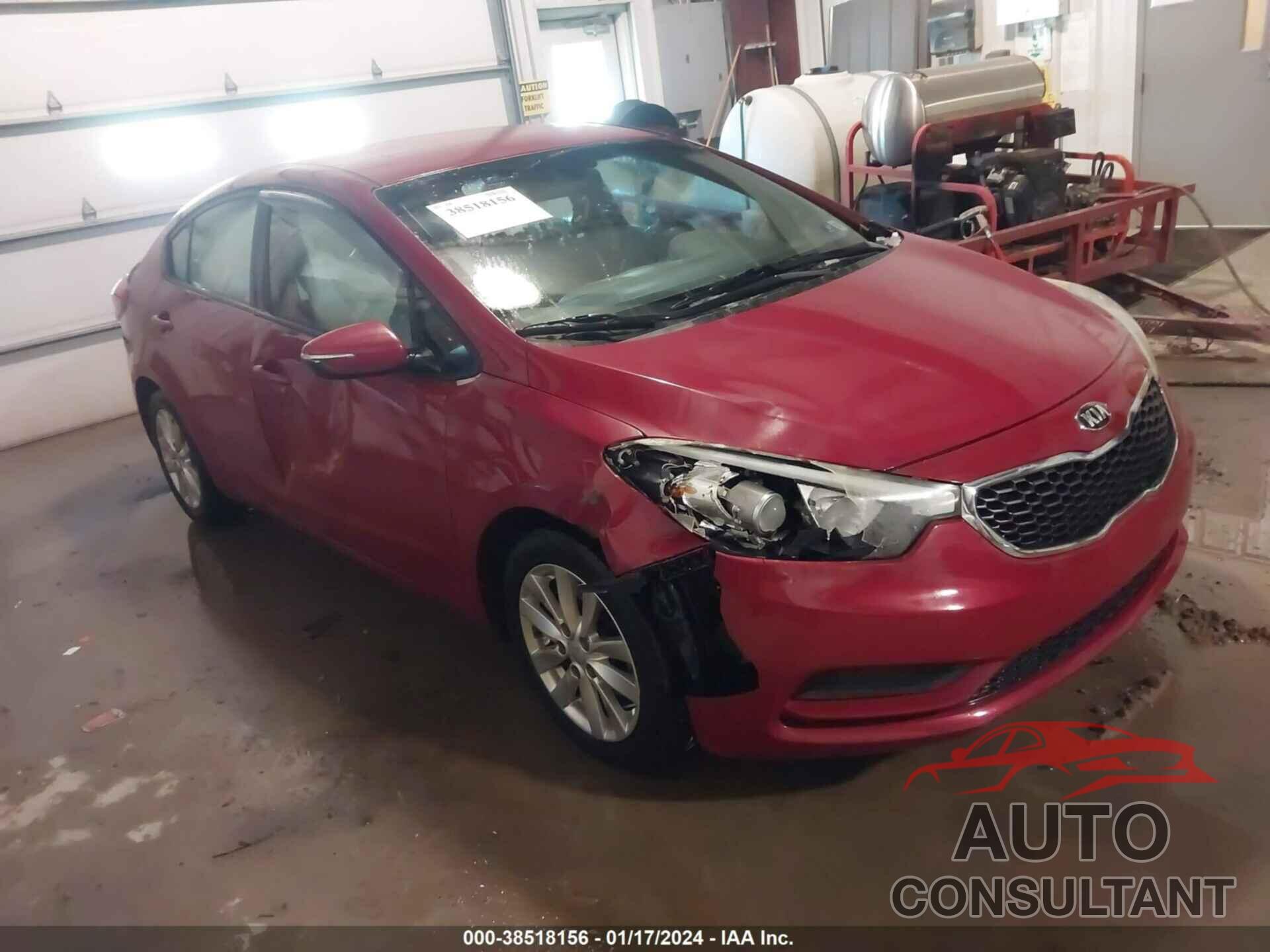 KIA FORTE 2016 - KNAFX4A65G5610454