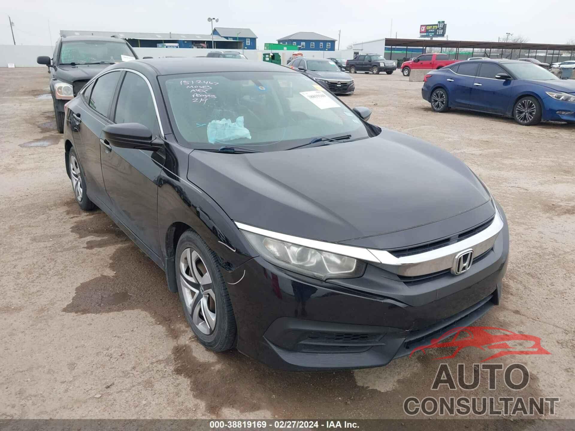 HONDA CIVIC 2016 - 19XFC2F52GE017464