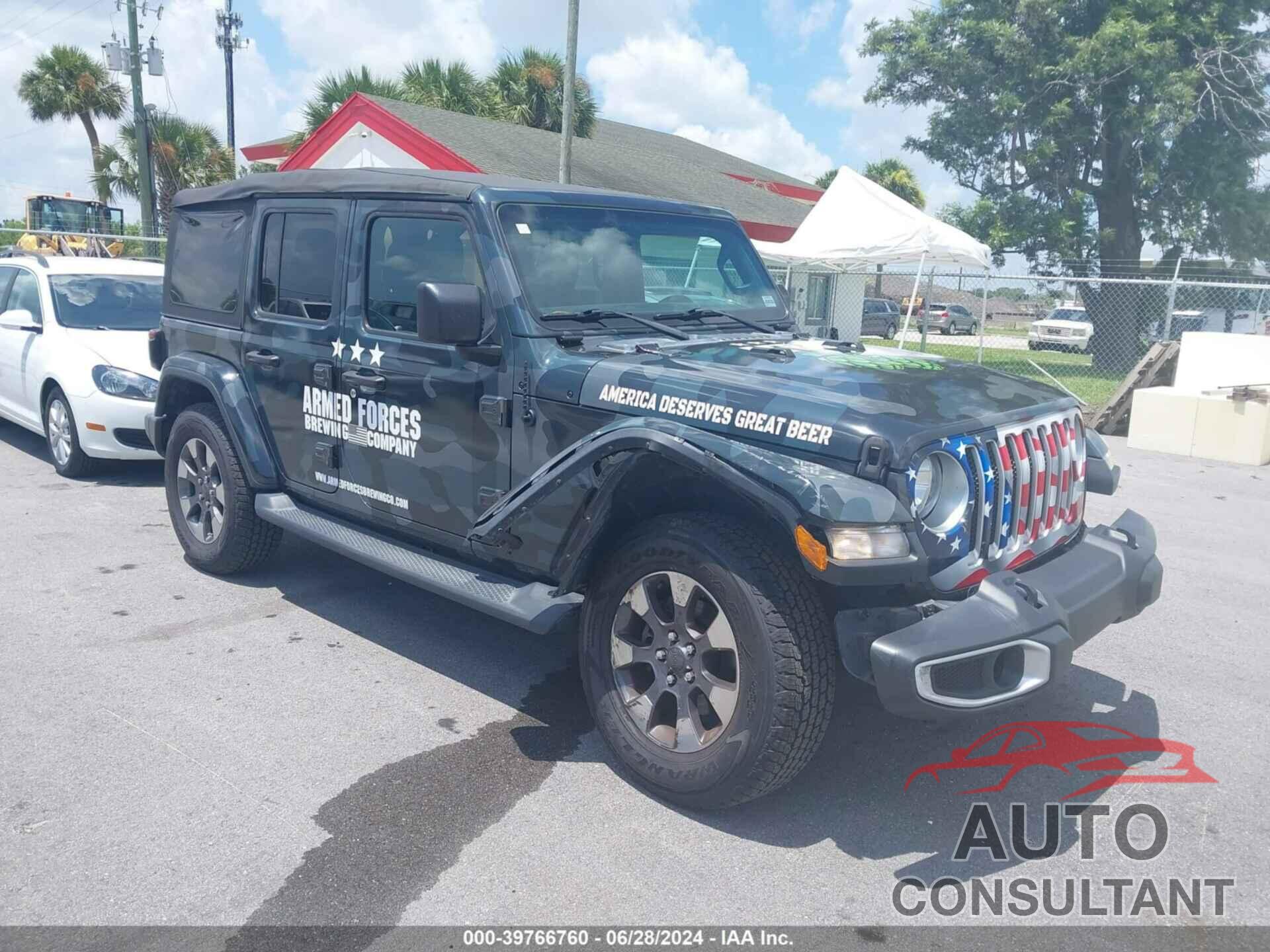 JEEP WRANGLER UNLIMITED 2018 - 1C4HJXEN0JW328496