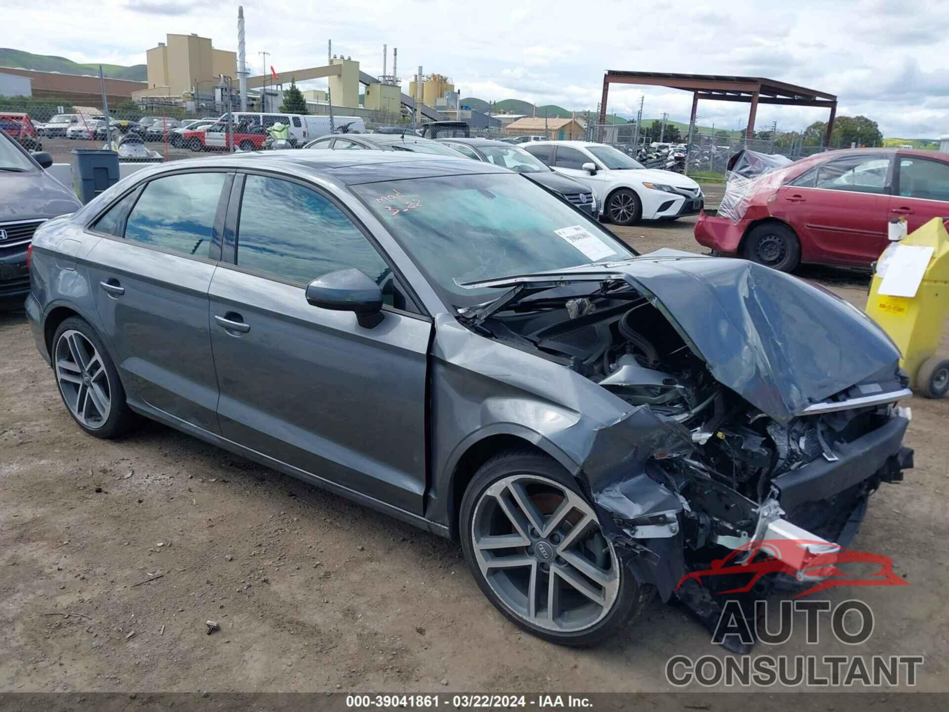 AUDI A3 2017 - WAUB8GFF7H1069678