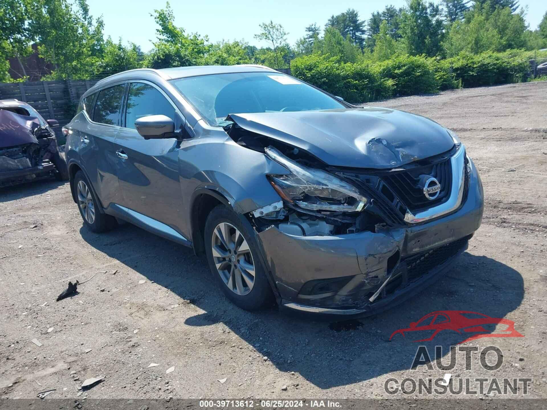 NISSAN MURANO 2018 - 5N1AZ2MHXJN159274