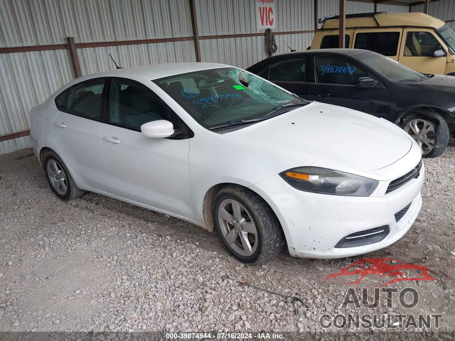 DODGE DART 2016 - 1C3CDFBB2GD544266