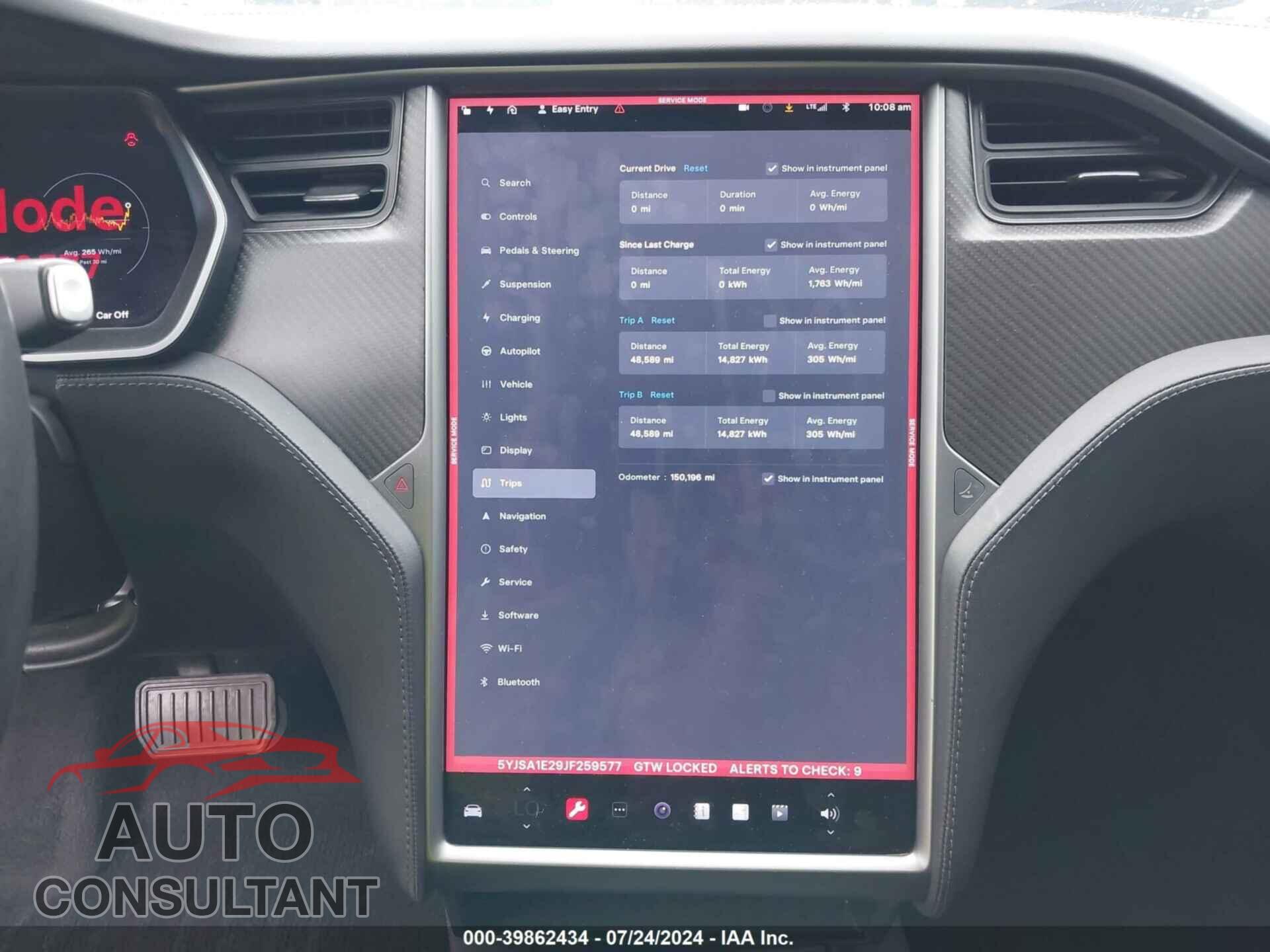 TESLA MODEL S 2018 - 5YJSA1E29JF259577