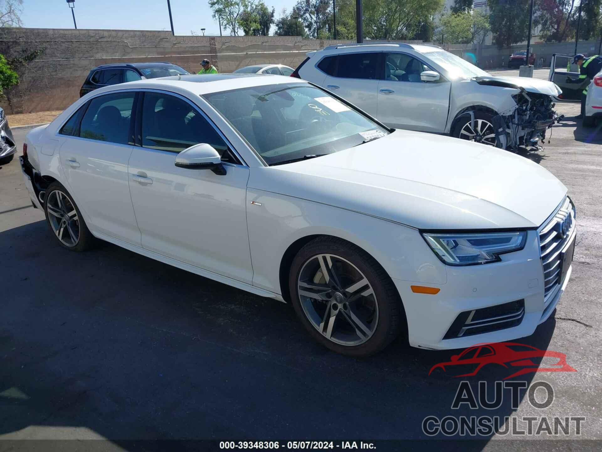 AUDI A4 2018 - WAUENAF42JN001918